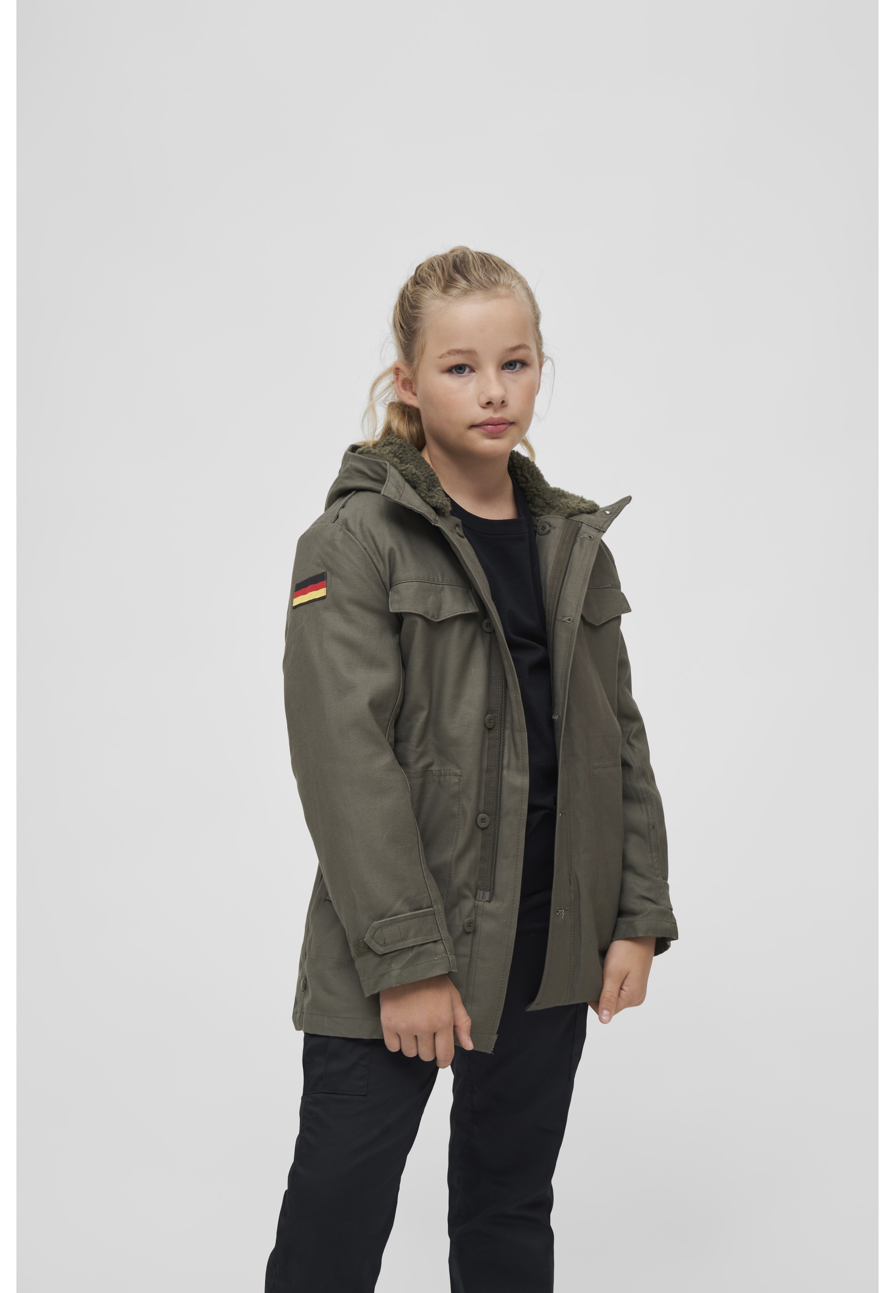 Brandit Parka »Brandit Herren Kids BW Parka« 1 Stk. tlg. mit Kapuze