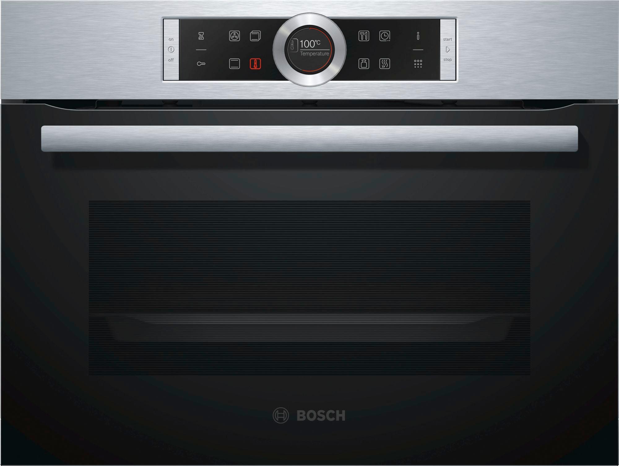2. Bild von BOSCH Pyrolyse Backofen »CBG675BS3«, 8, CBG675BS3, mit Teleskopauszug nachrüstbar, Pyrolyse-Selbstreinigung