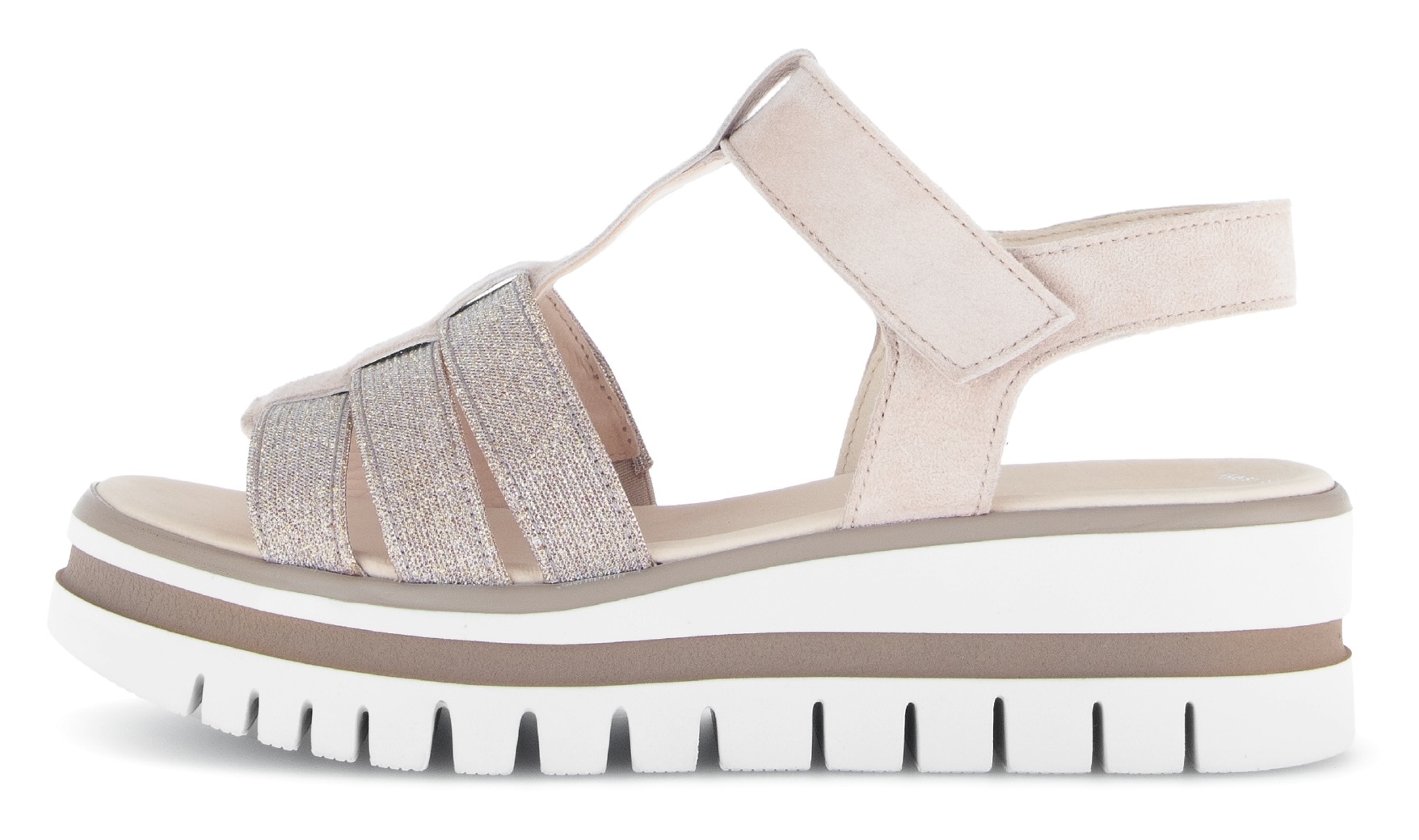 Gabor Sandalette, Plateau, Sommerschuh, Riemchensandale mit Best Fitting-Ausstattung