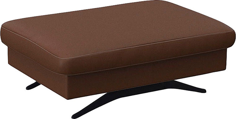 FLEXLUX Pouf »Glow Sitzhocker, Polsterhocker«, Hocker mit Stauraum, Fuß schwarz