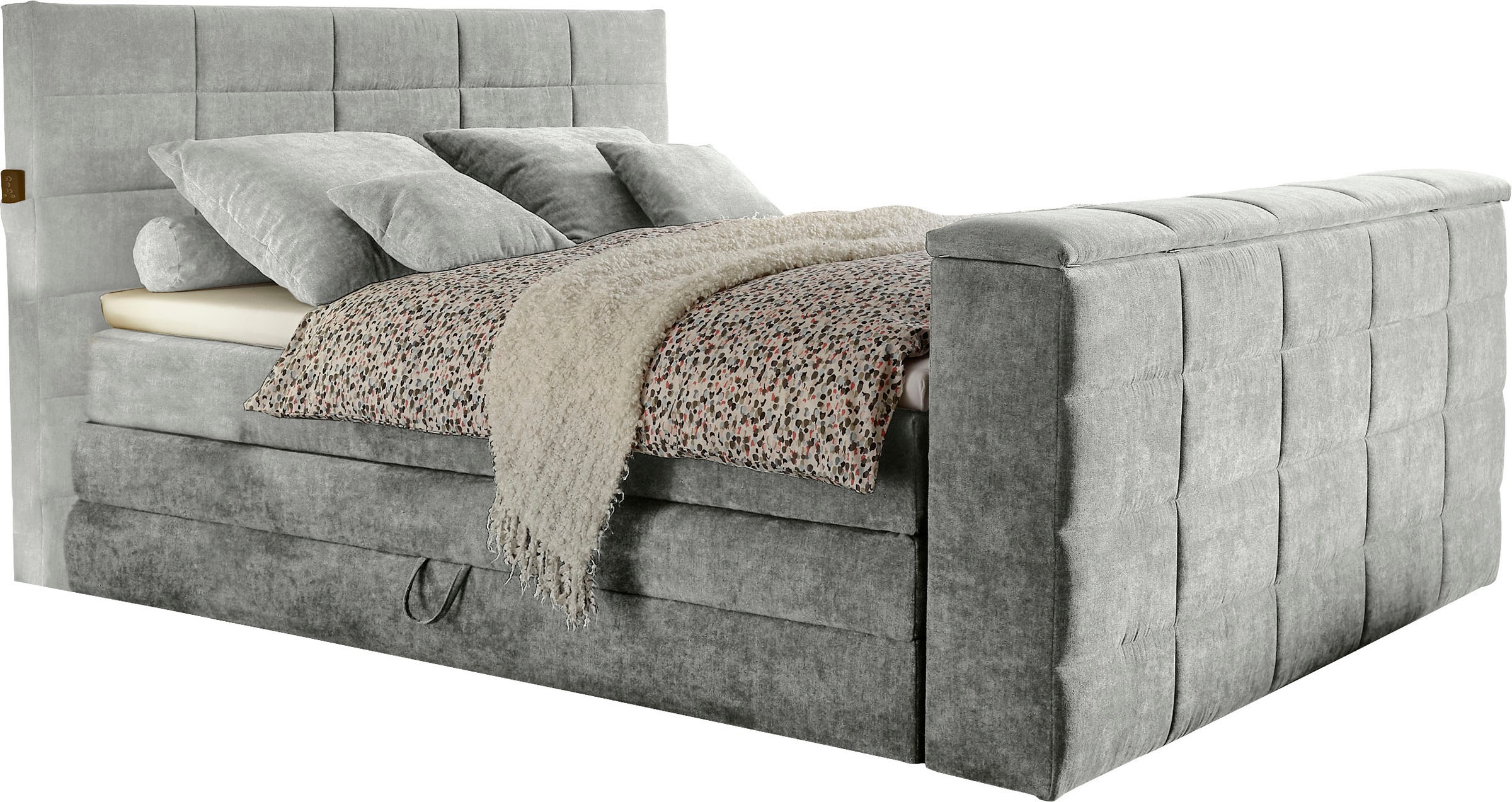 ED EXCITING DESIGN Boxspringbett »Denver« inkl. 1 bzw. 2 Bettkästen, motori günstig online kaufen