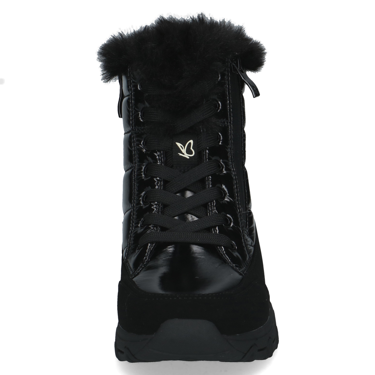Caprice Winterboots  Winterstiefelette, Snow-Boots mit Steppnähten und Fellimitat-Kragen