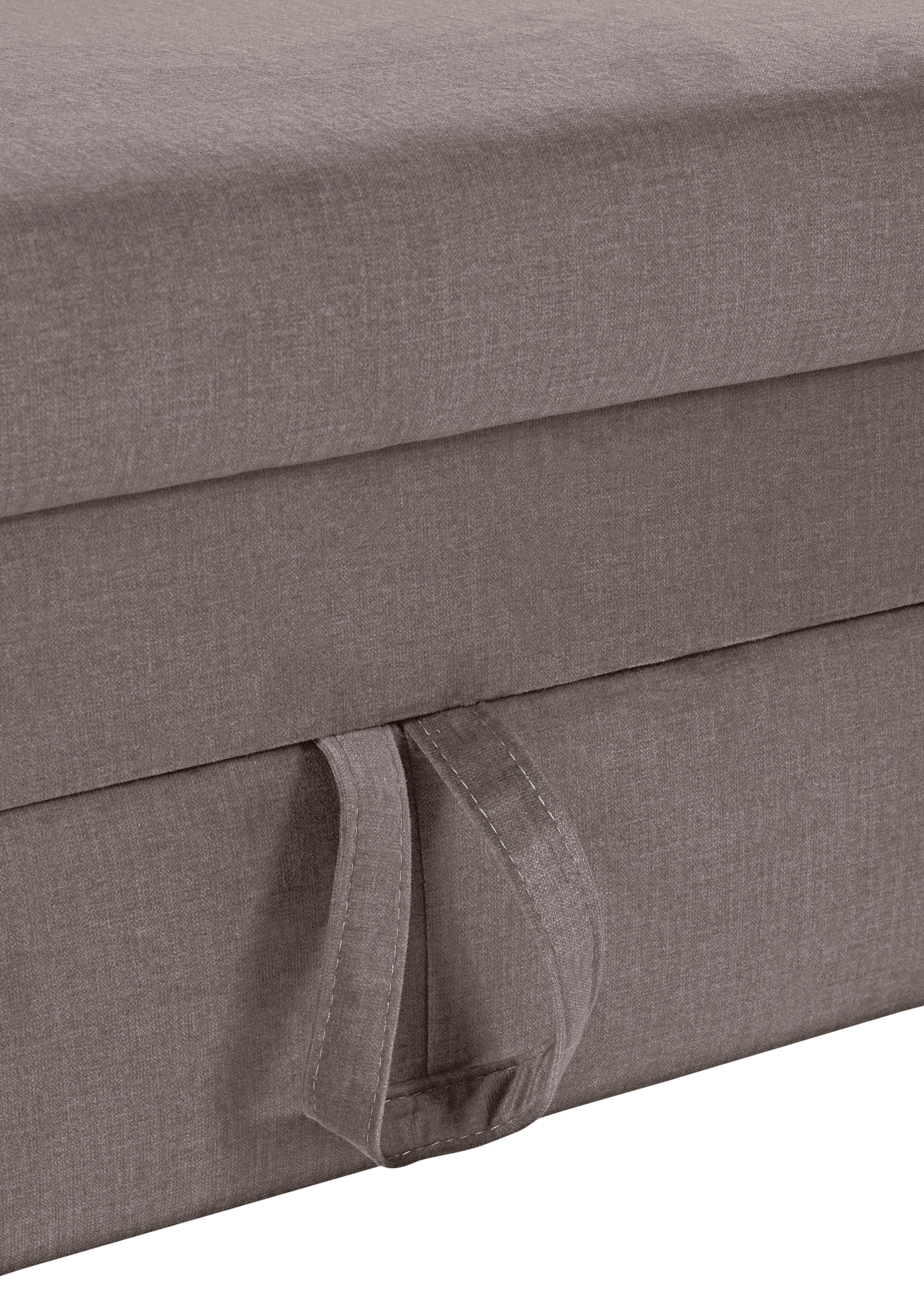COTTA Ecksofa »Morven L-Form mit Kopfteilverstellung«, wahlweise mit Bettfunktion, Bettkasten & Wireless-Charger