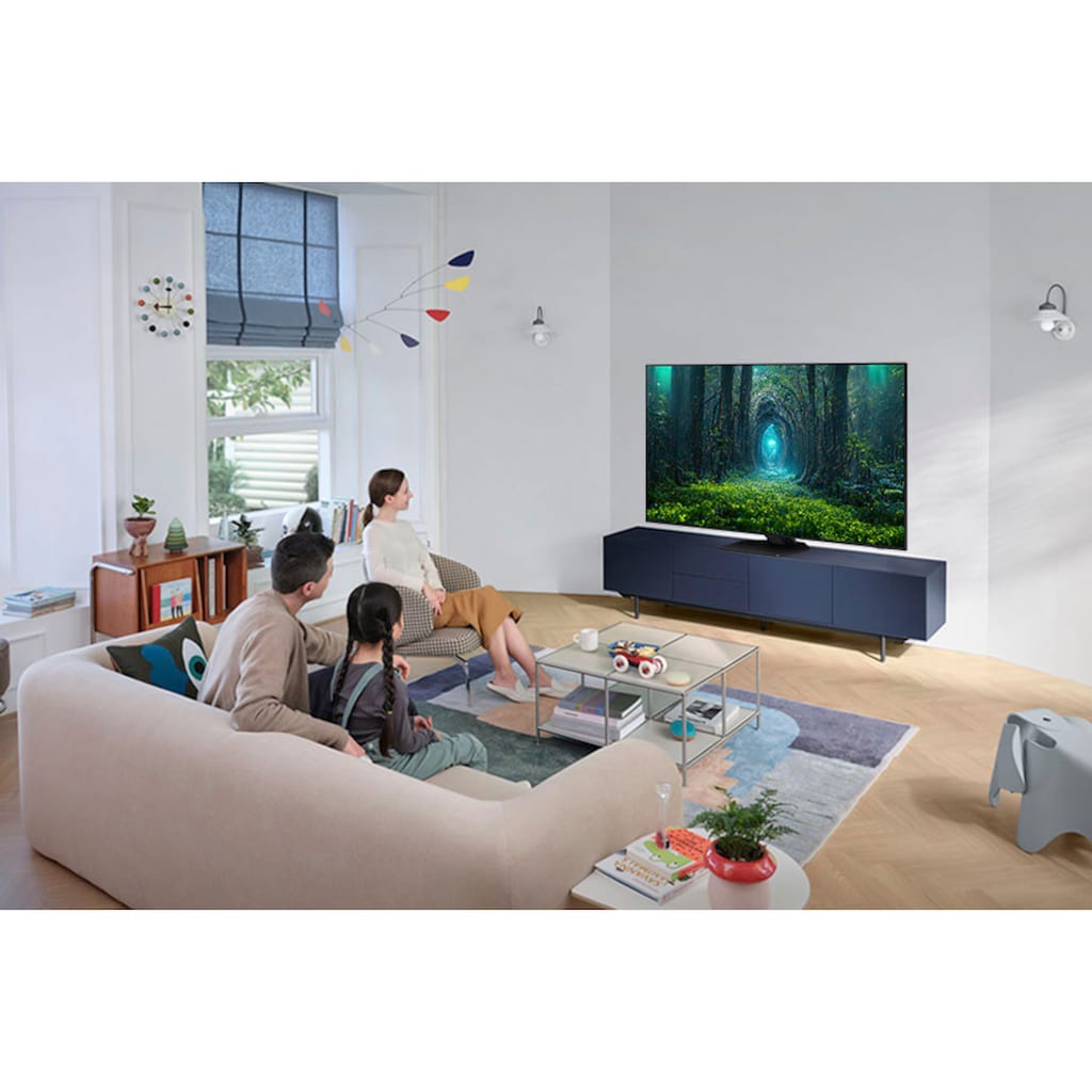 Samsung LED-Fernseher, 138 cm/55 Zoll, Smart-TV, Neo Quantum HDR, Neural Quantum Prozessor 4K, Dolby Atmos & OTS