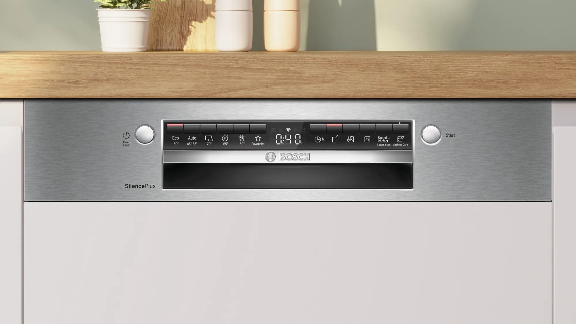 BOSCH teilintegrierbarer Geschirrspüler Serie 4 »SMI4ECS24E«, 14 Maßgedecke