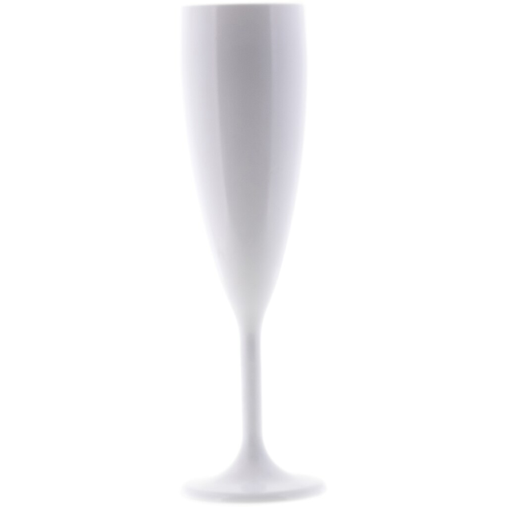Q Squared NYC Champagnerglas, (Set, 4 tlg., 4 x Gläser), Polycarbonat, 140 ml, 4-teilig