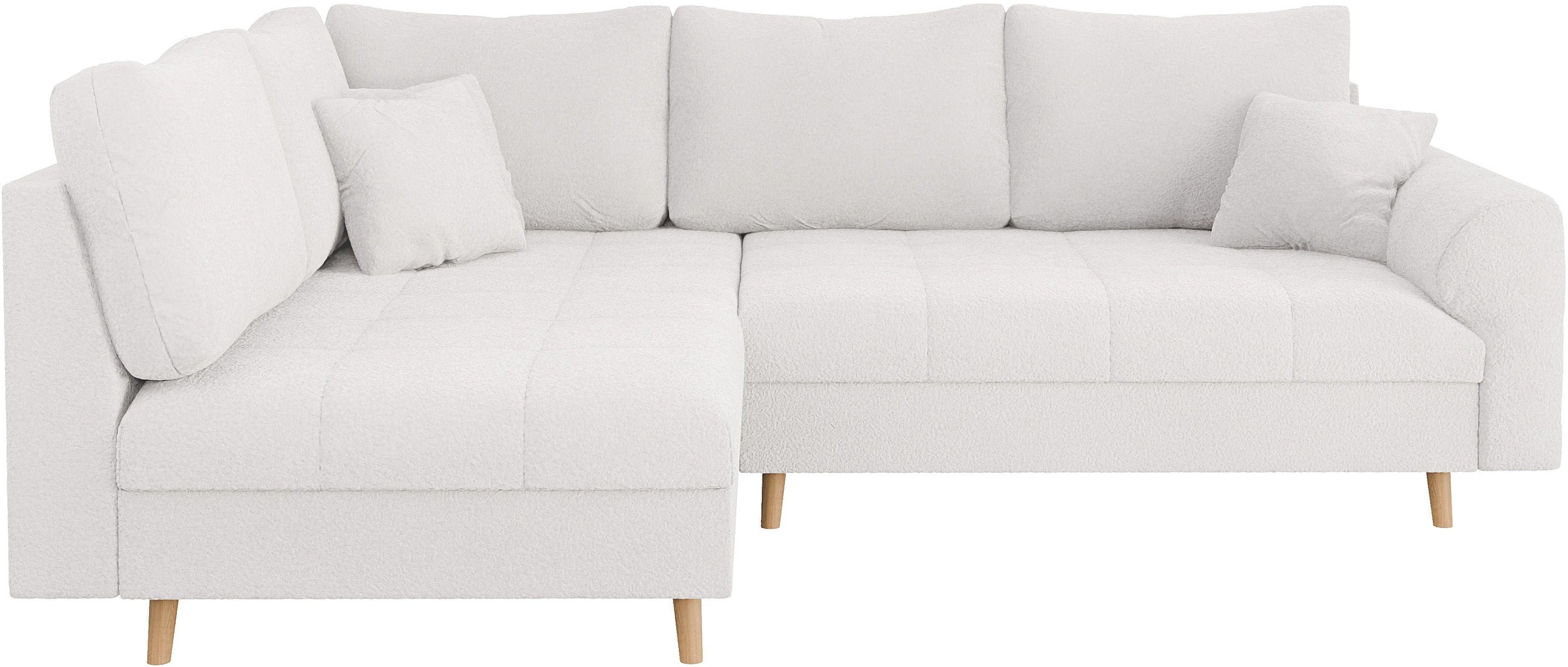 Home affaire Ecksofa »CHARRE L-Form mit Ottomane, Maße B/T/H: 231/161/81 cm günstig online kaufen
