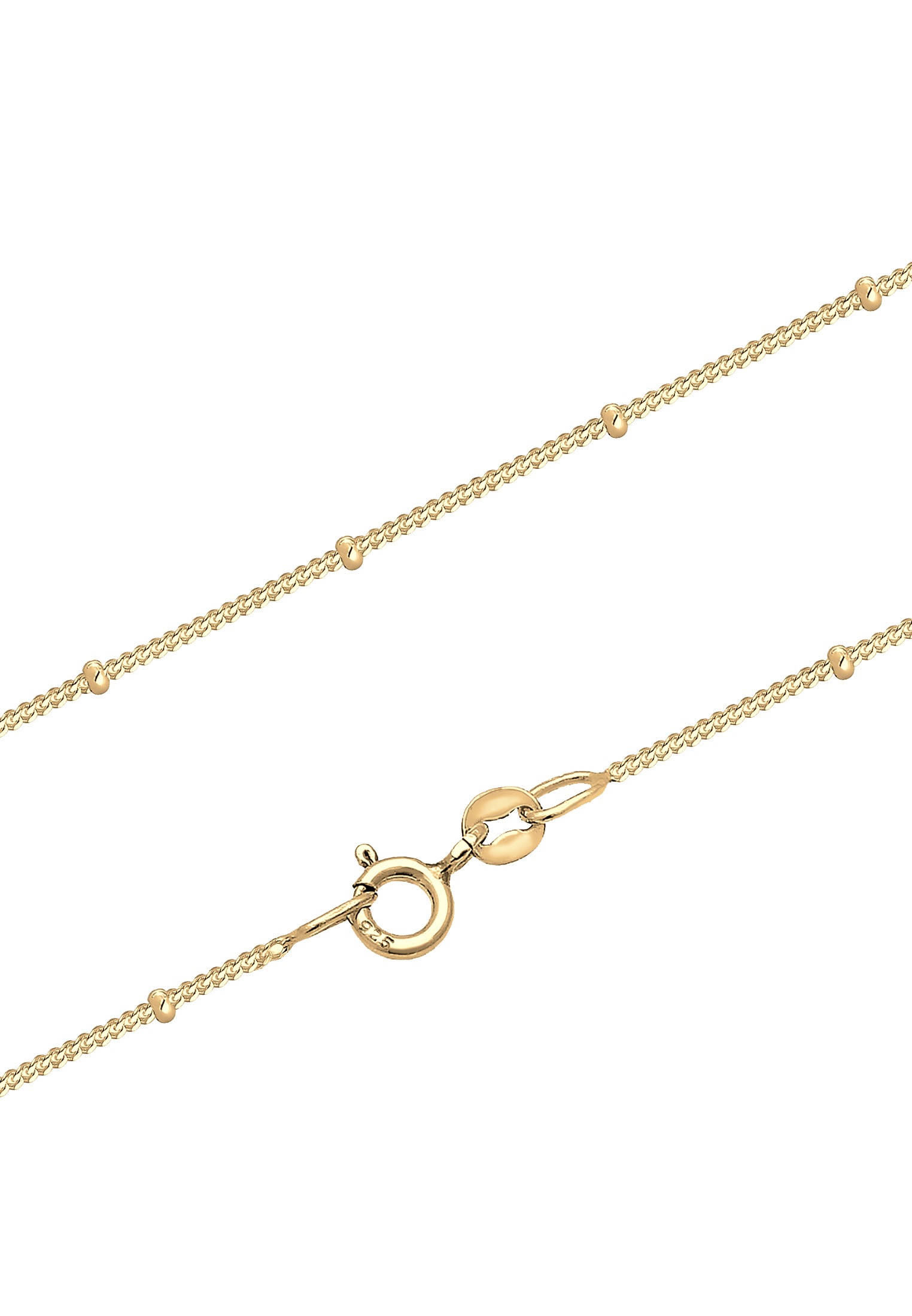 Elli Kette mit Anhänger »Kompass Plättchen Vintage Antik 925 Silber«