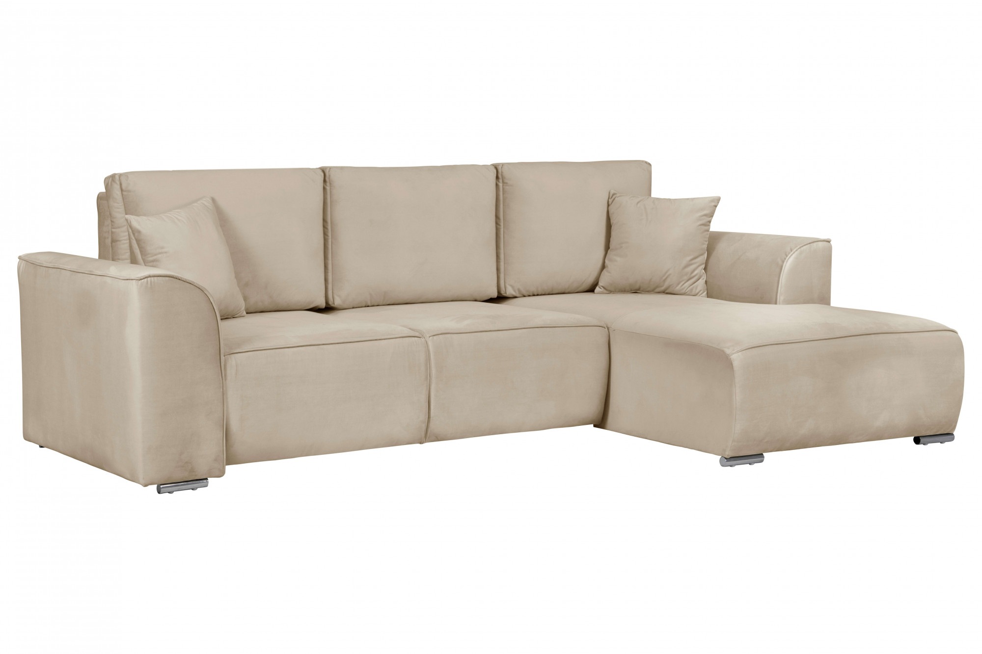INOSIGN Ecksofa »BEATRICE optionale Schlafsofa mit Bettkasten, B/T/H: 265/170/86 cm«, L-Form, wahlweise auch mit Bettfunktion und Bettkasten