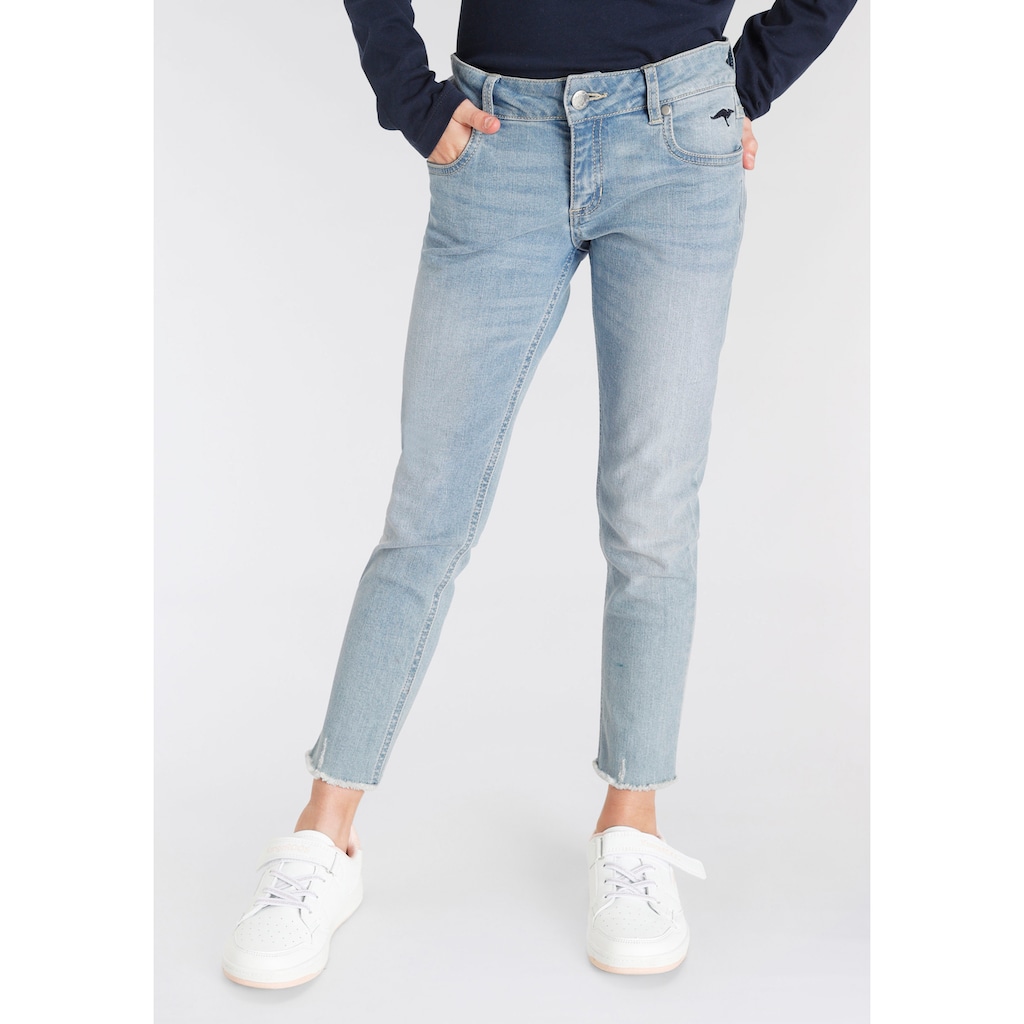 KangaROOS 7/8-Jeans »für Mädchen«, mit geschnittener Saumkante