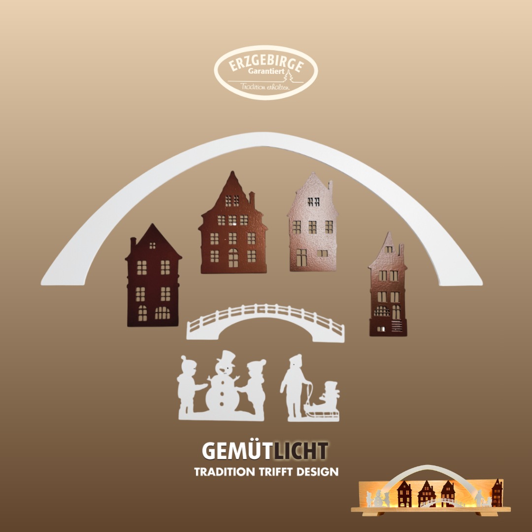 Weigla Dekofigur »Figurenset "Altstadt" für WEIGLA Dekosockel, aus Holz« Er günstig online kaufen