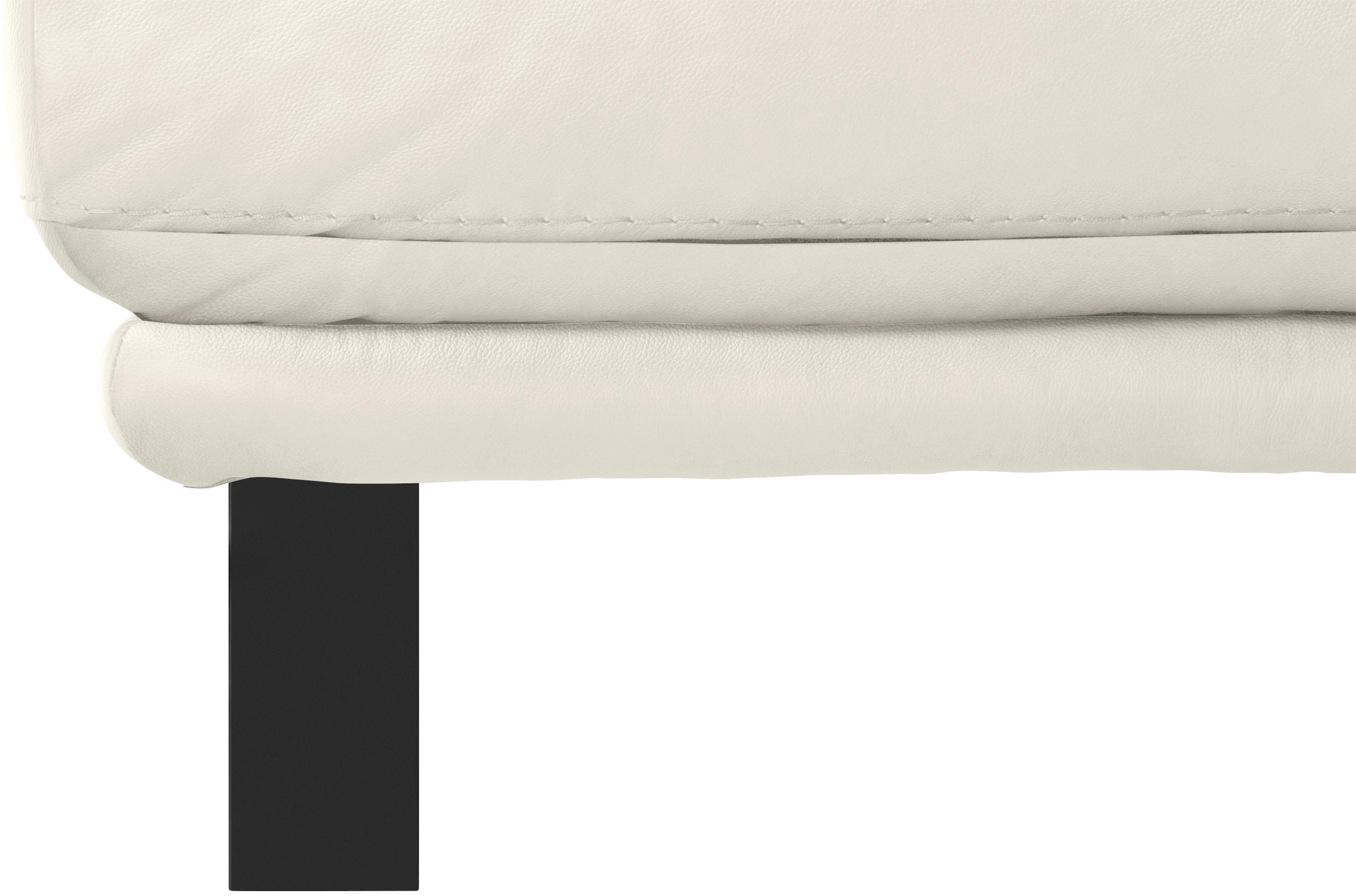 W.SCHILLIG Hocker »montanaa«, mit Metallkufen in Schwarz pulverbeschichtet, Breite 141 cm