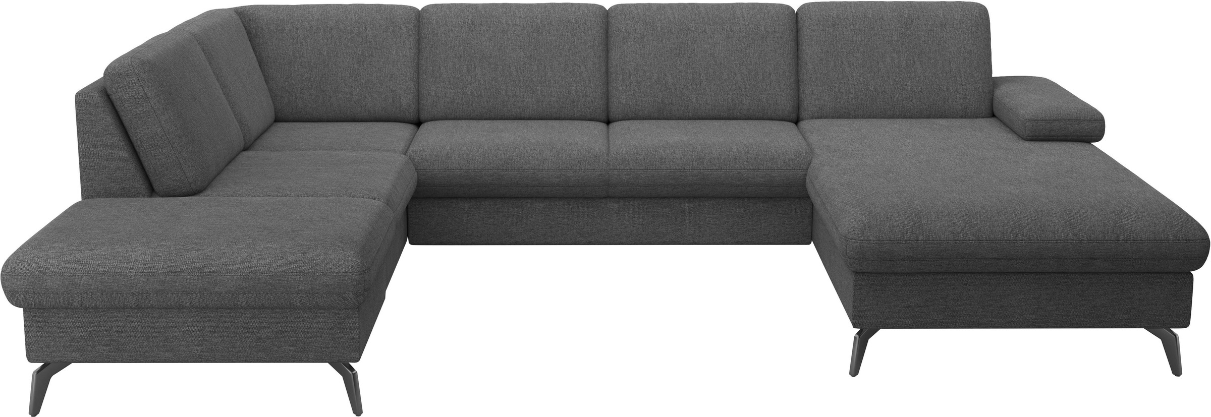 sit&more Wohnlandschaft »Morris Jubi U-Form«, inkl. Armteilfunktion und 1 Zierkissen, wahlweise mit Bettfunktion