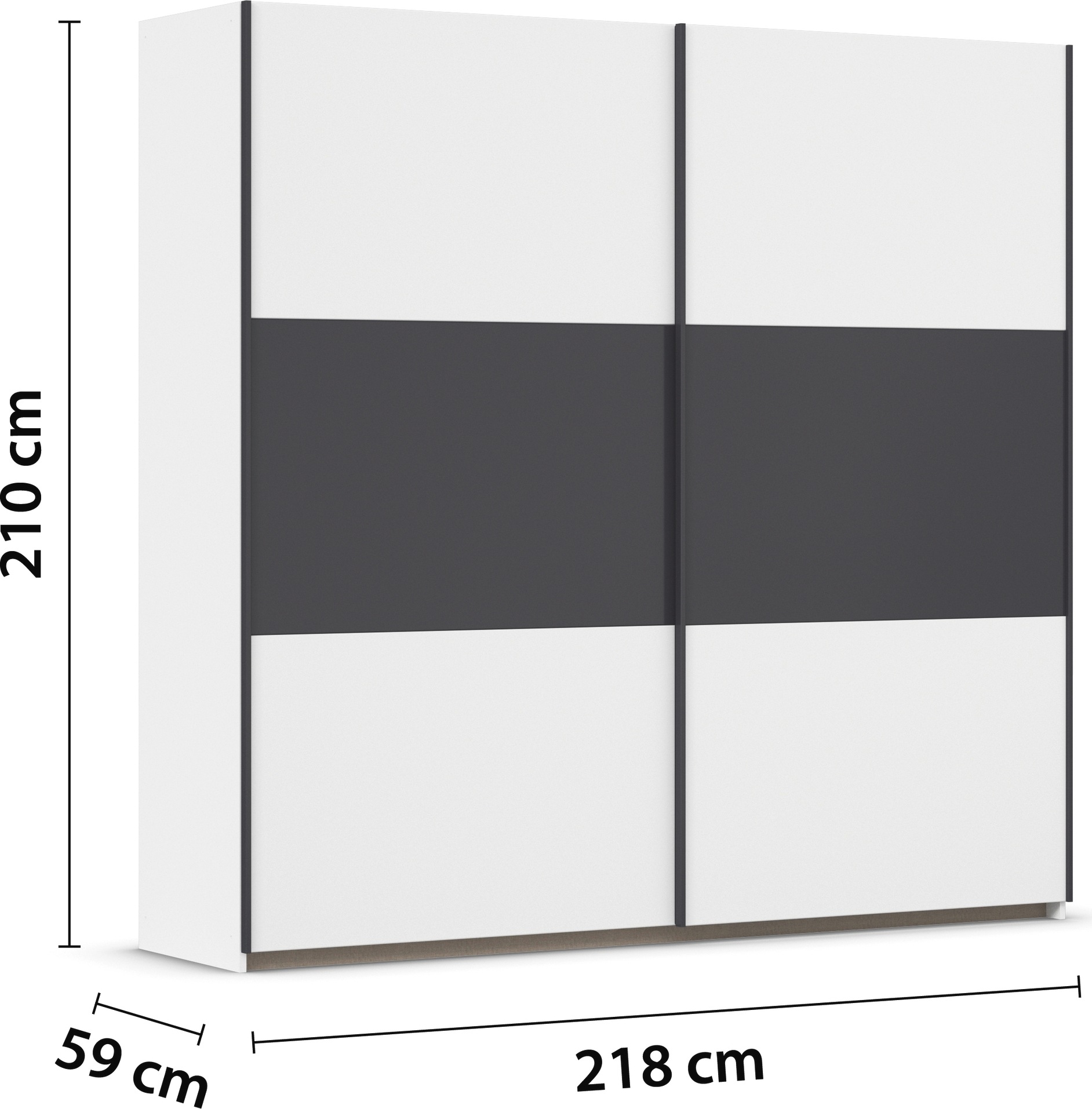 rauch Schwebetürenschrank »Kleiderschrank Schrank Garderobe Garderobenschrank Wäscheschrank NEO«, (in 3 verschiedenen Ausstattungen BASIC/CLASSIC/PREMIUM), mit großzügigem Stauraum und vielfältigen Farbkombinationen