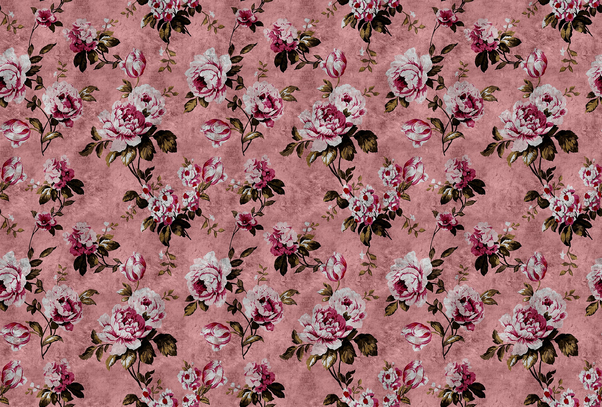 living walls Fototapete »Walls by Patel Wild Roses 4« glatt Vlies, Wand, Sc günstig online kaufen