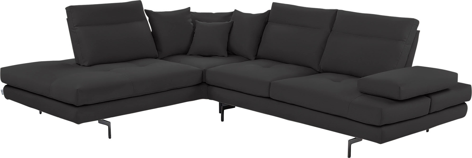 CALIA ITALIA Ecksofa »Toby Wing, Komfortsofa mit Sitzkomfort der Extraklass günstig online kaufen