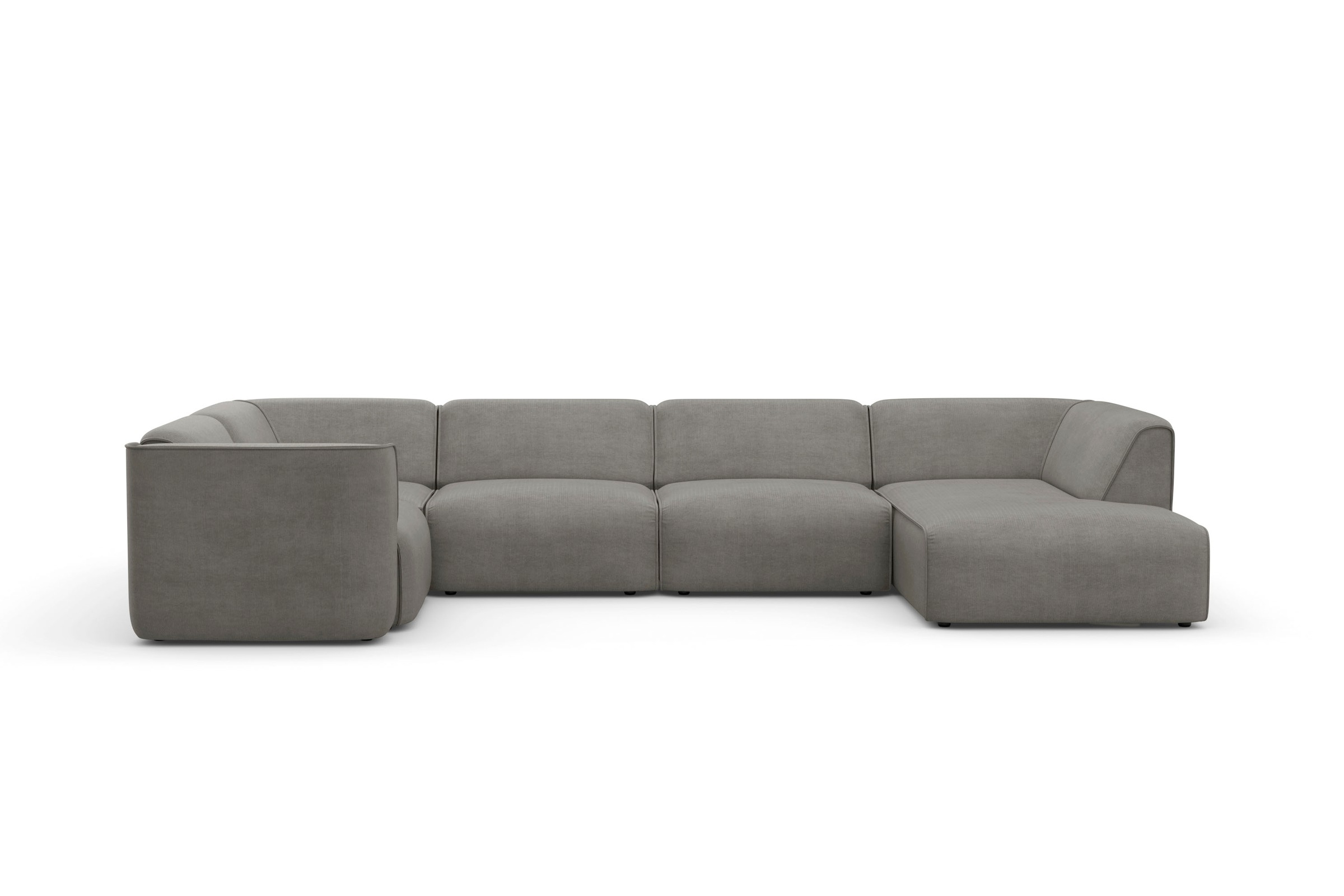 OTTO home Wohnlandschaft »Merid U-Form, B: 367 cm« jederzeit durch Module e günstig online kaufen