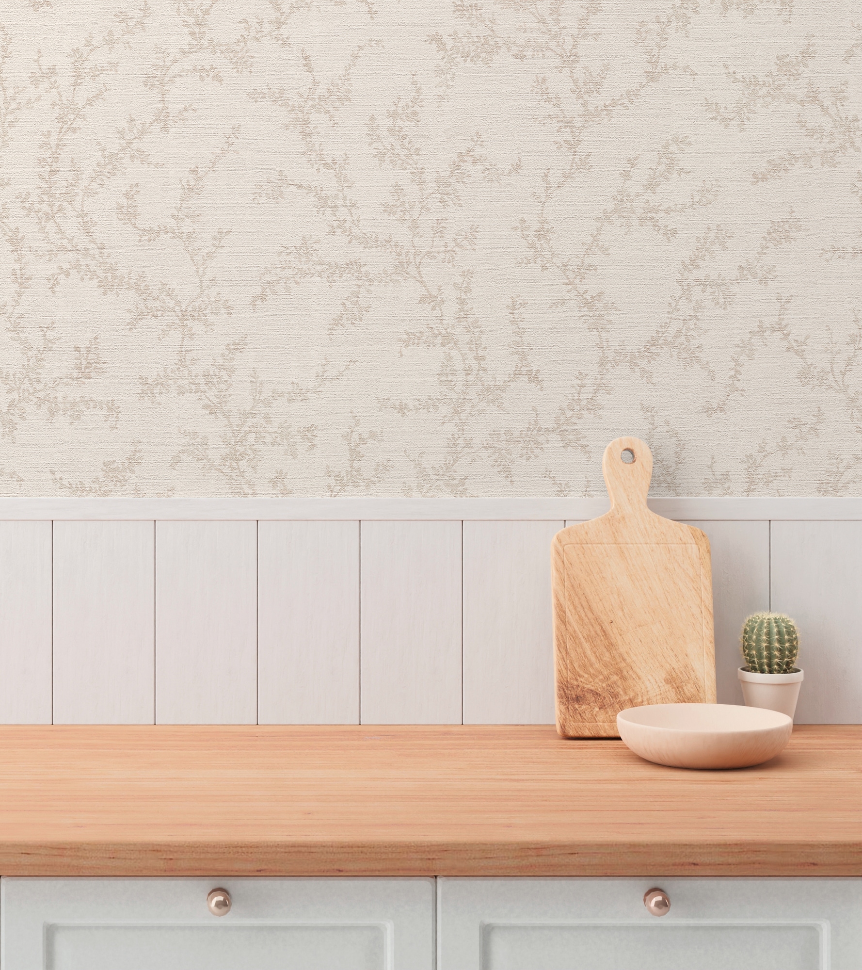 A.S. Création Vliestapete »mit floralem Muster stilvolle Wände« matt strukturiert Elegante Vliestapete mit feinem Blumenmuster