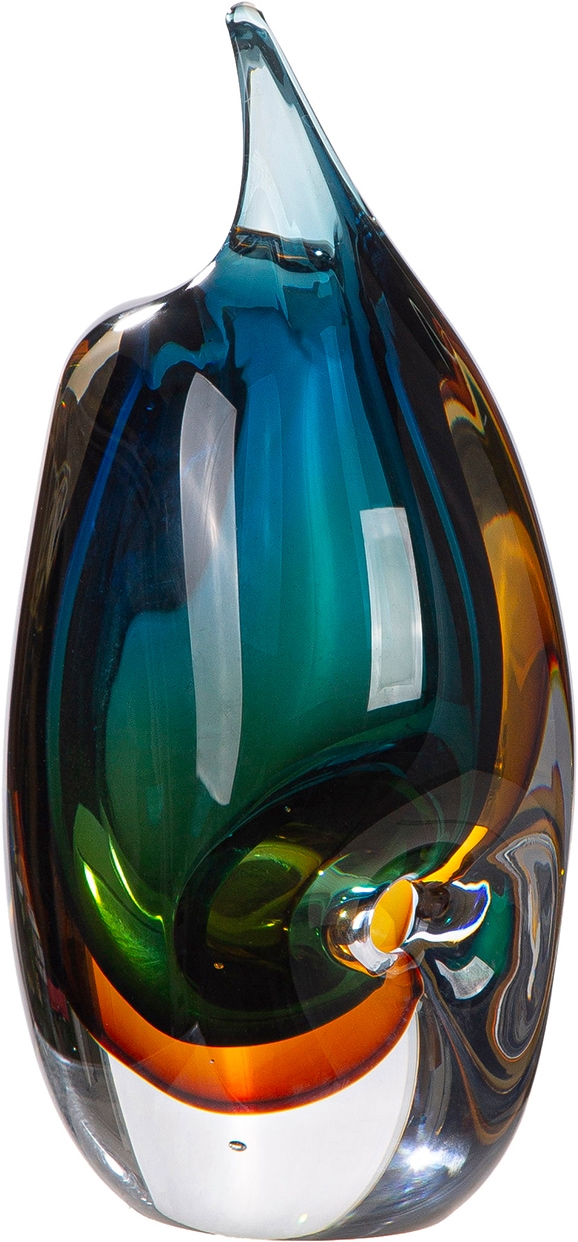 GILDE Tischvase »Vase Dario mehrfarbig H. 23,5 cm« Vase, Glas, modern, zeitlos, Tischdeko, Bodenvase, Geschenkidee