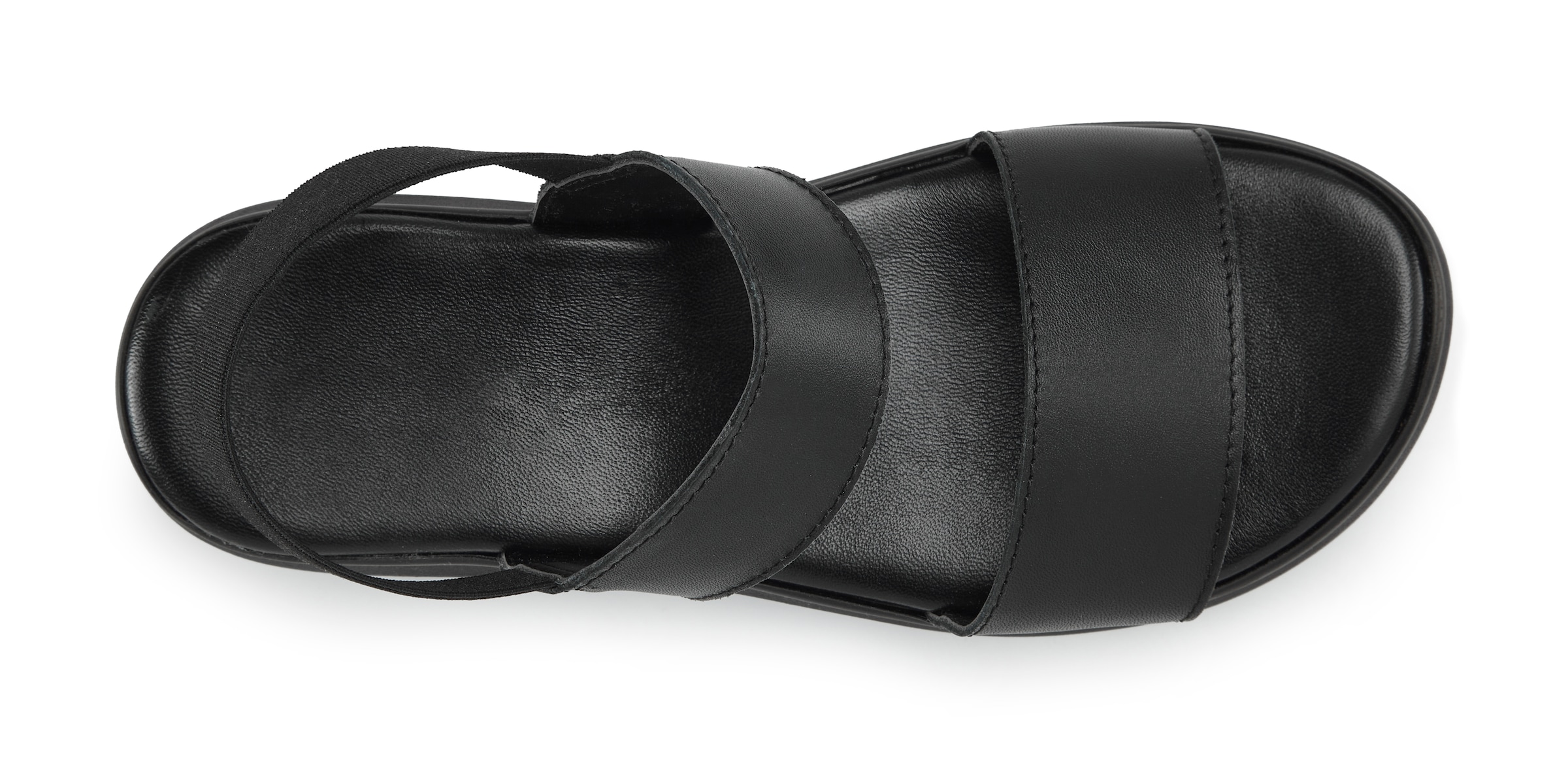 French Connection Sandale »Sommerschuhe, Sandalette, Ledersandalette, offener Schuh, Ledersandale«  NEU aus hochwertigem Leder mit leichtem Keilabsatz und Plateausohle