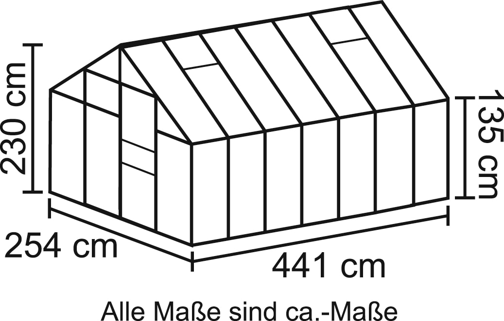 Vitavia Gewächshaus »Merkur 11500«