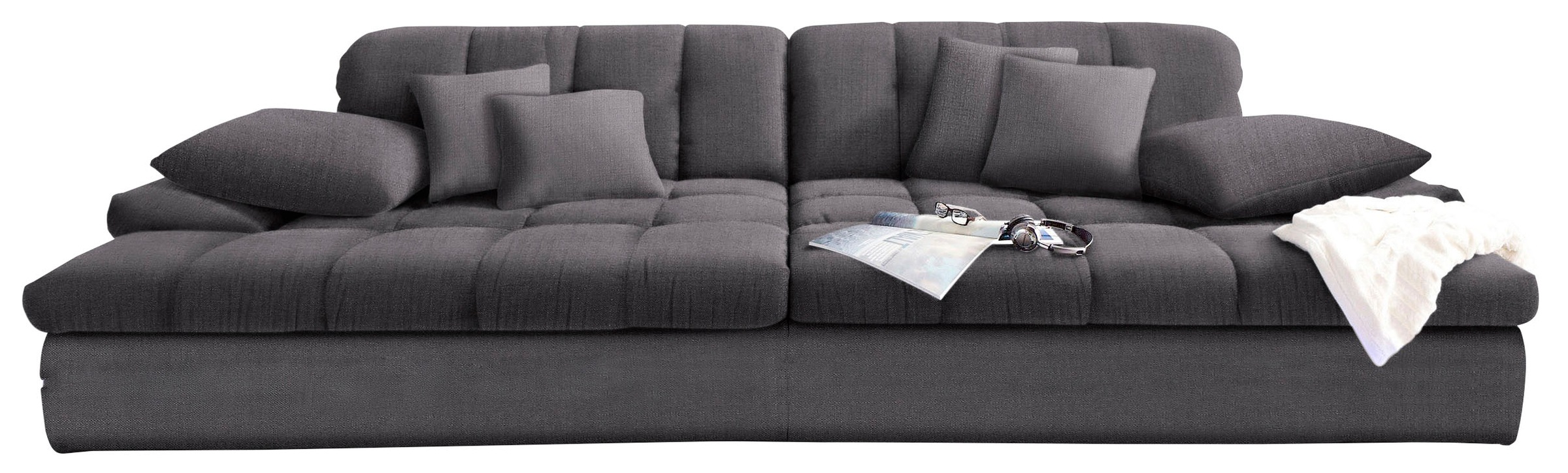 Jockenhöfer Gruppe Big-Sofa »Trento«, mit Wellenfederung, Sitzkomfort und  mehrfach verstellbare Kopfstützen auf Rechnung bestellen