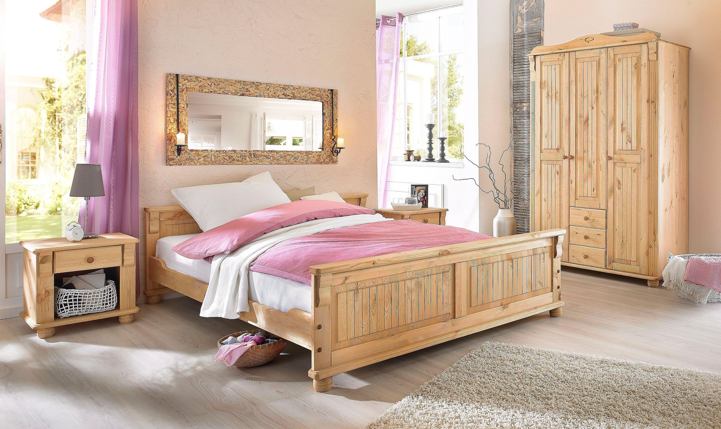 Home affaire Kleiderschrank "Adele" 4 Breiten: 92/130/169/207 H/T ca. 191/5 günstig online kaufen