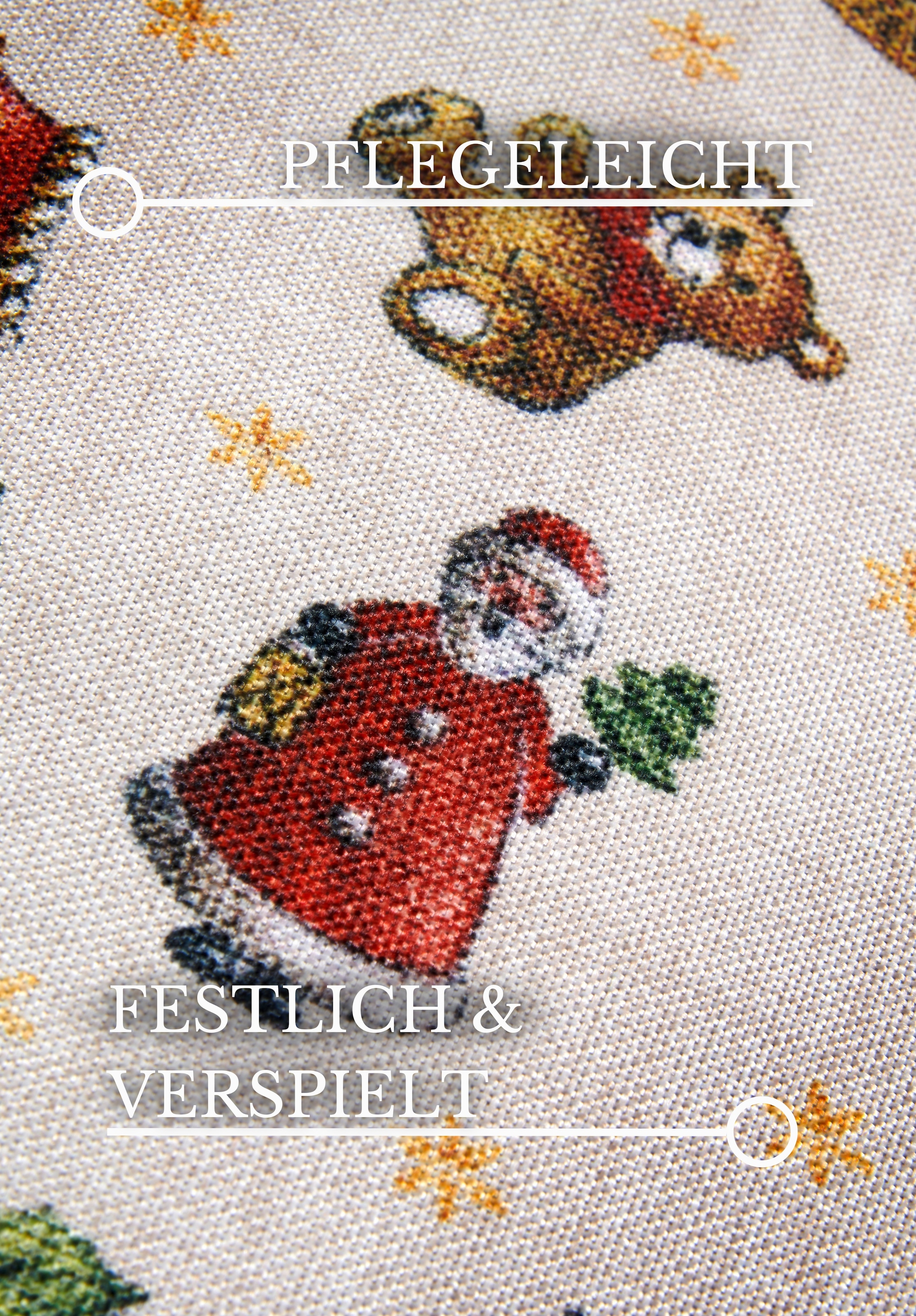 Villeroy & Boch Teppich »Nostalgic Toy's Delight, eckig, rund und Läufer« rechteckig 3 mm Höhe Weihnachten, Wohnzimmer, Flur, Geschenk, Toys Delight, Dekoration