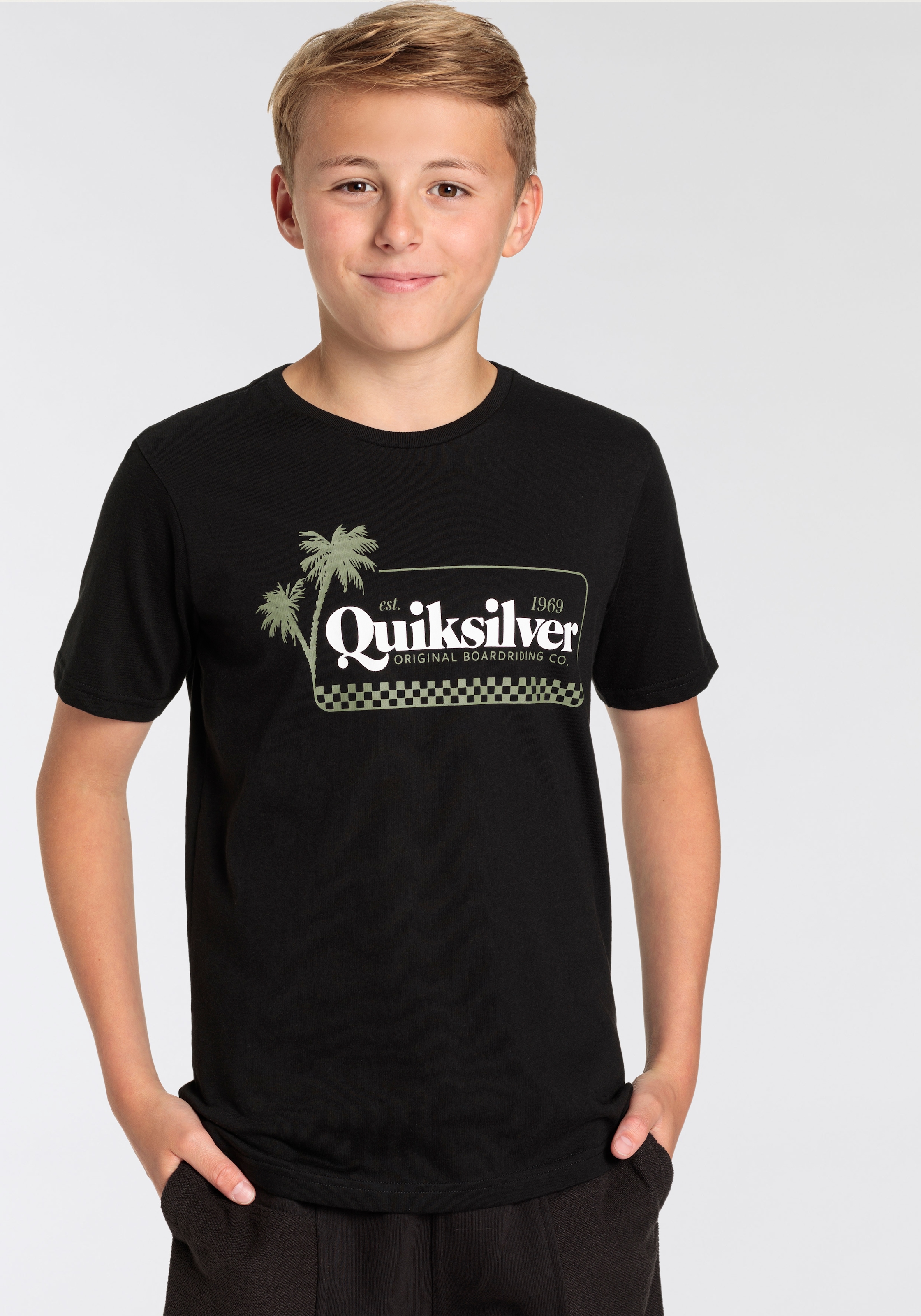 Quiksilver T-Shirt »JUST FRAMED ROCKELIA SHORT SLEEVE PK YTH«, (2 tlg.)
