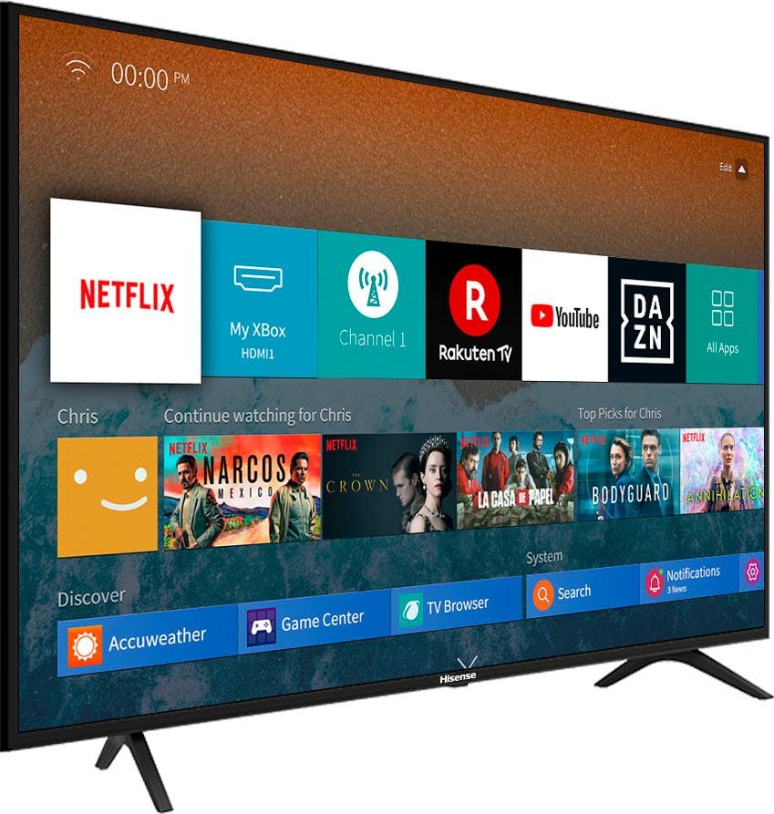 Hisense Led Fernseher H55be7000 138 Cm 55 4k Ultra Hd Smart Tv Auf Rechnung Bestellen Quelle De