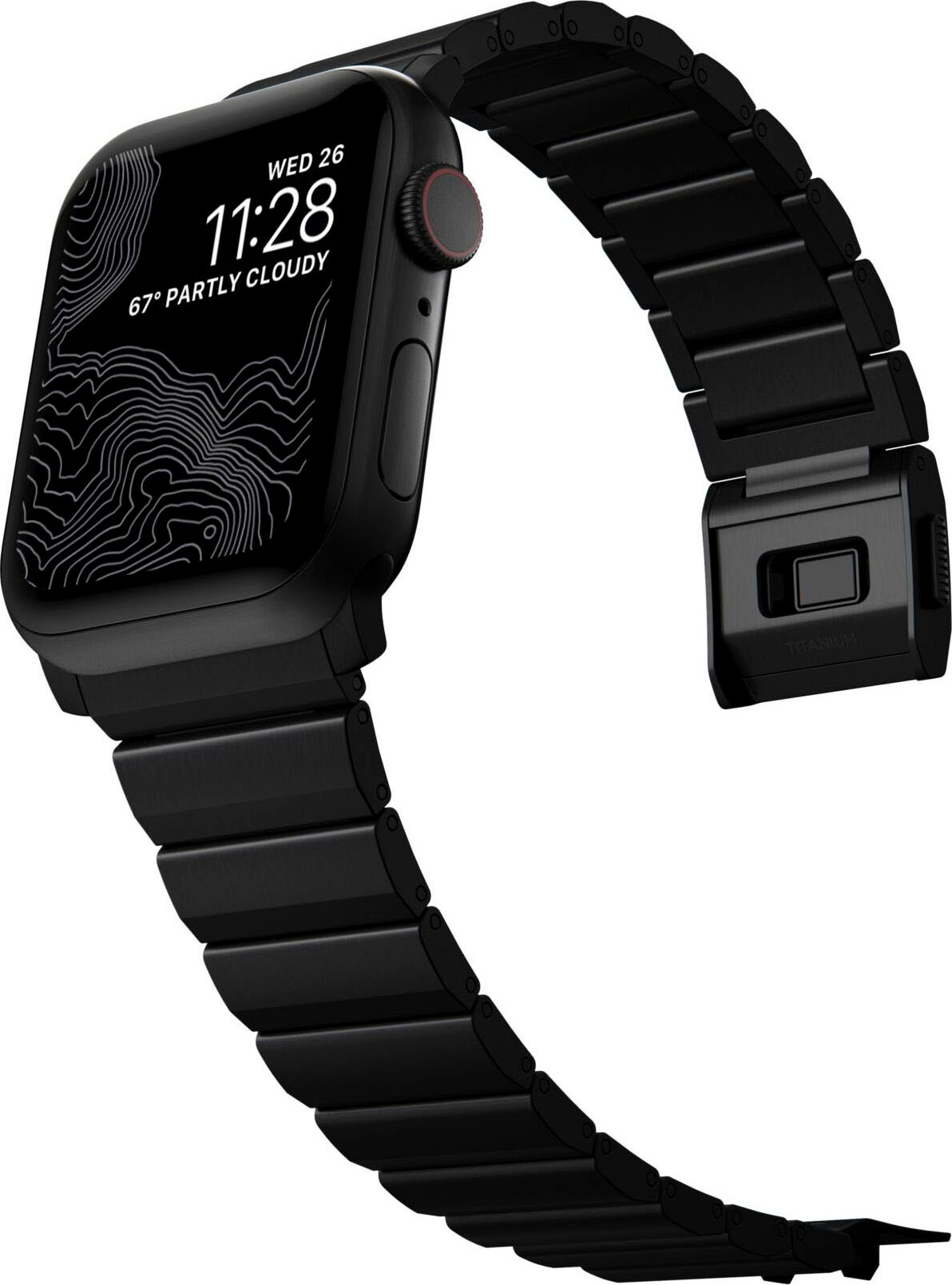 Nomad Smartwatch-Armband »Strap Titanium V2 42/44/45/49mm«