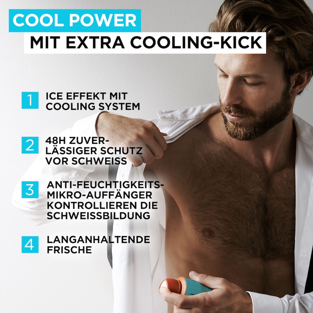 L'ORÉAL PARIS MEN EXPERT Deo-Spray »Deo Spray Cool Power 48h«, (Packung, 6 tlg.)