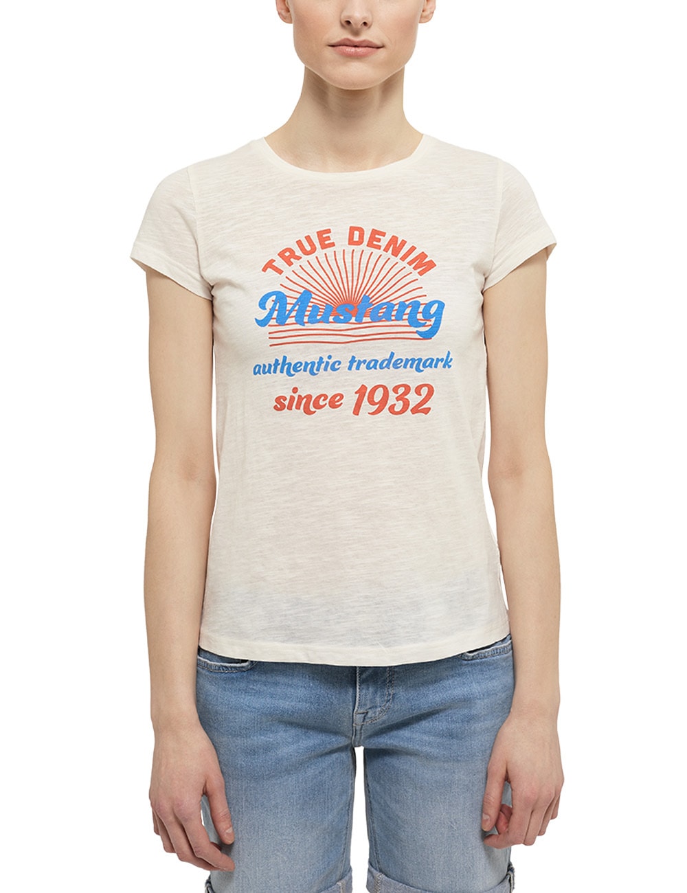 T-Shirt, Moden Germany V- vorne, 2-in-1- mit in tragbar rundem Shirt, Ausschnitt Made oder Seidel