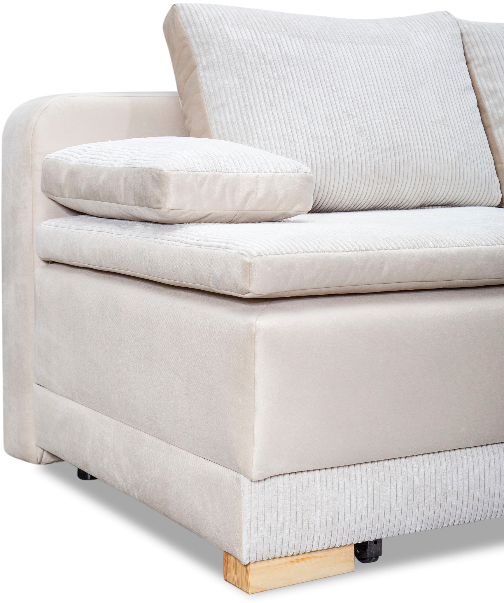 INOSIGN Schlafsofa »Ben«, mit Boxspringaufbau, Bettfunktion & Bettkasten, Dauerschlafsofa