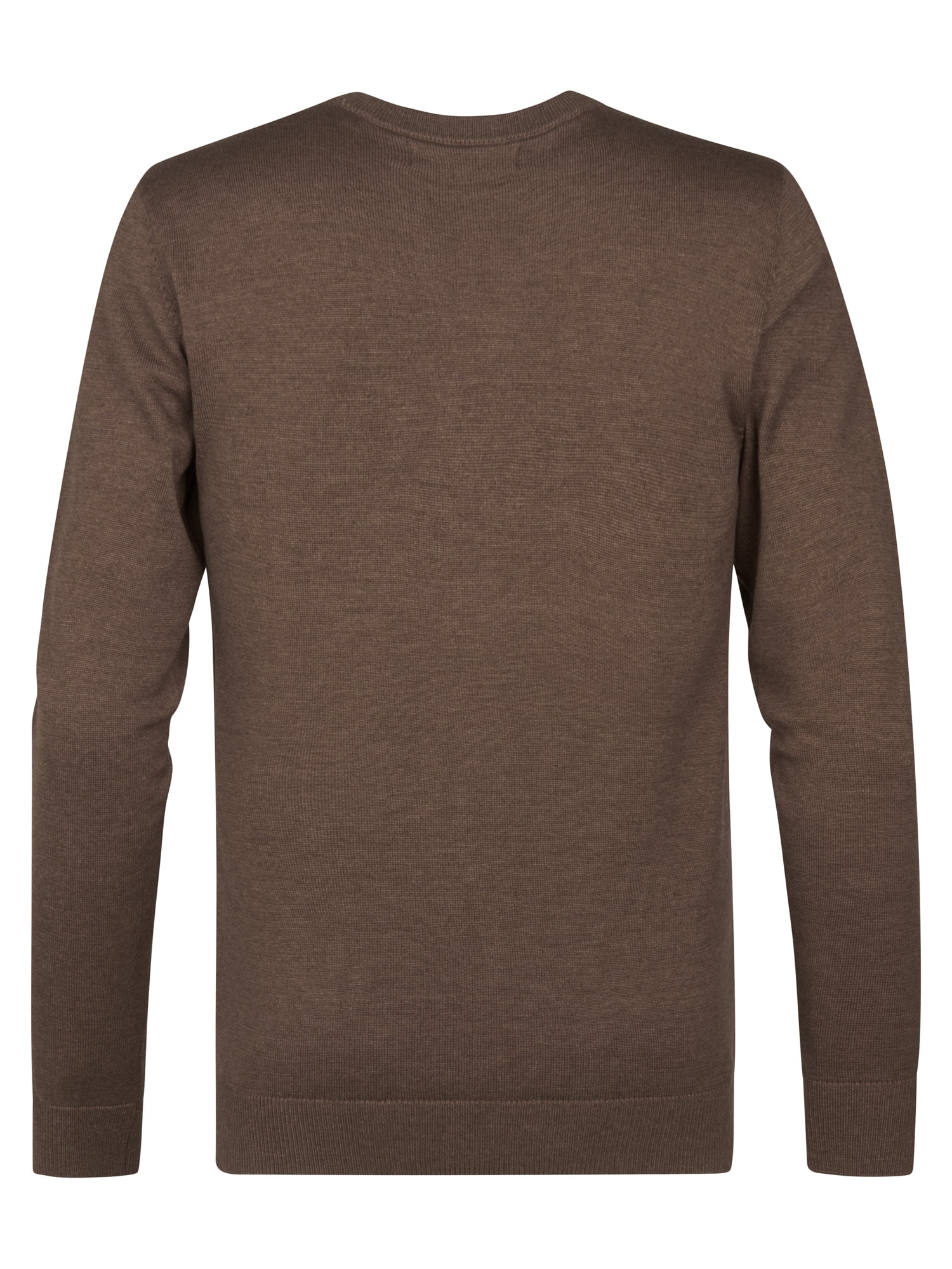 Petrol Industries Rundhalspullover Materialmix mit Baumwollanteil