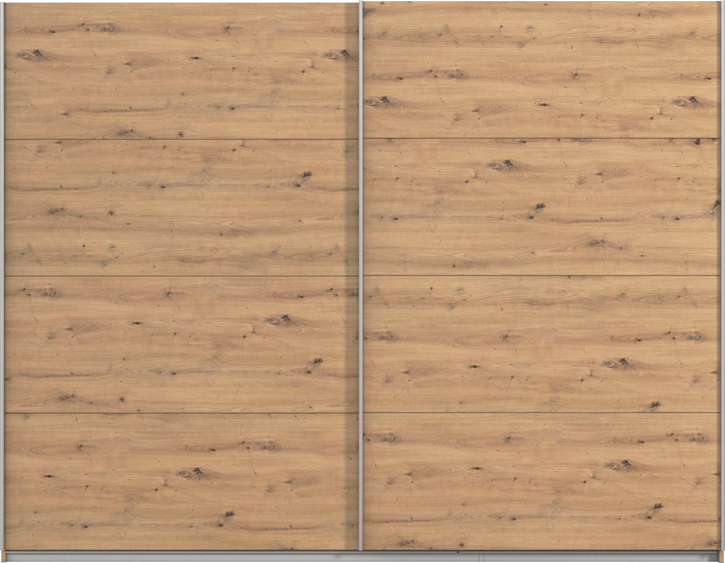 INOSIGN BY RAUCH Schwebetürenschrank »Kleiderschrank Schrank Garderobe Schlafzimmerschrank THANOS«, (in 3 verschiedenen Ausstattungen BASIC/CLASSIC/PREMIUM), Optional mit Spiegel, Metall-Griffleisten alufarben MADE IN GERMANY