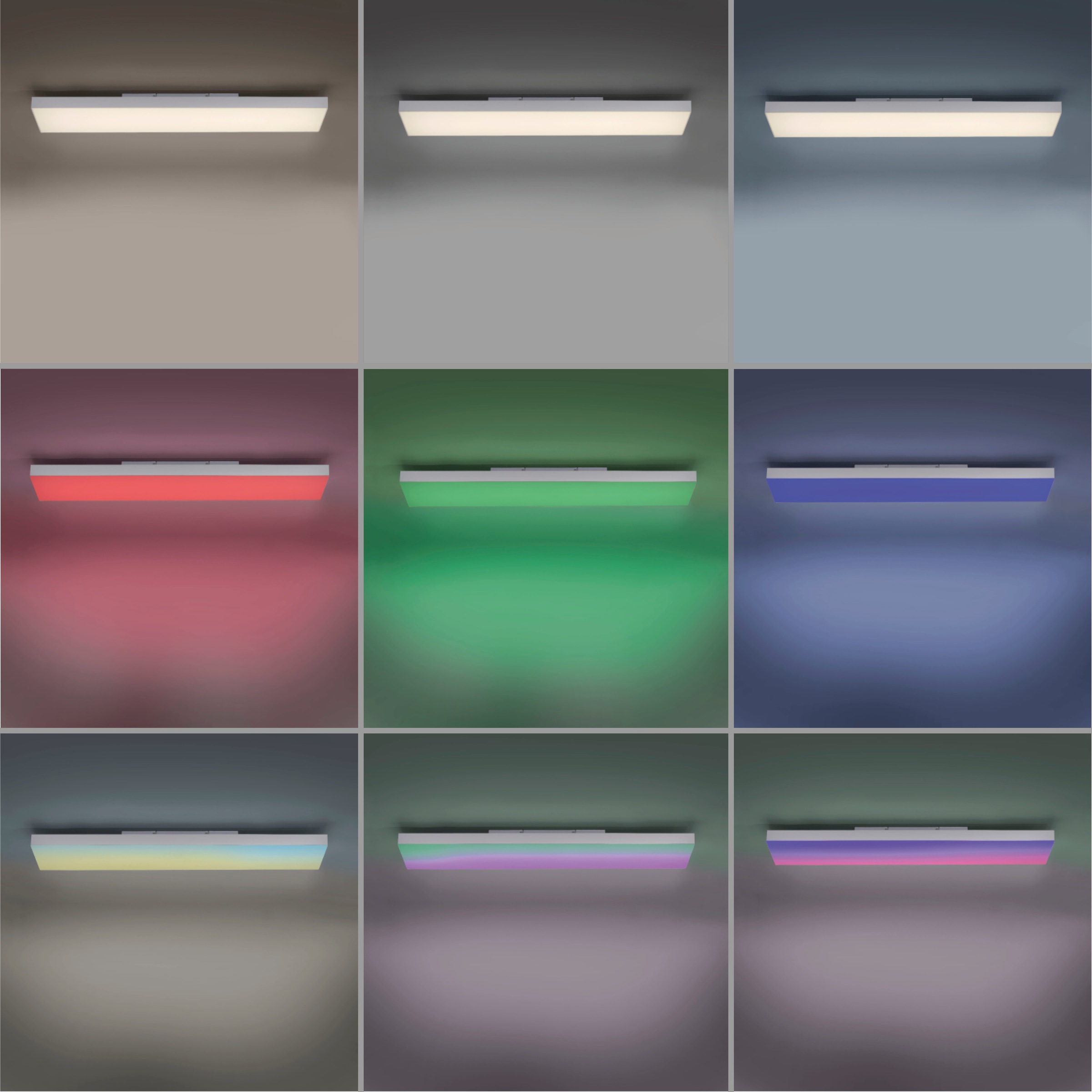 JUST LIGHT LED Deckenleuchte »ALASKA«, 1 flammig, Leuchtmittel LED-Board günstig online kaufen