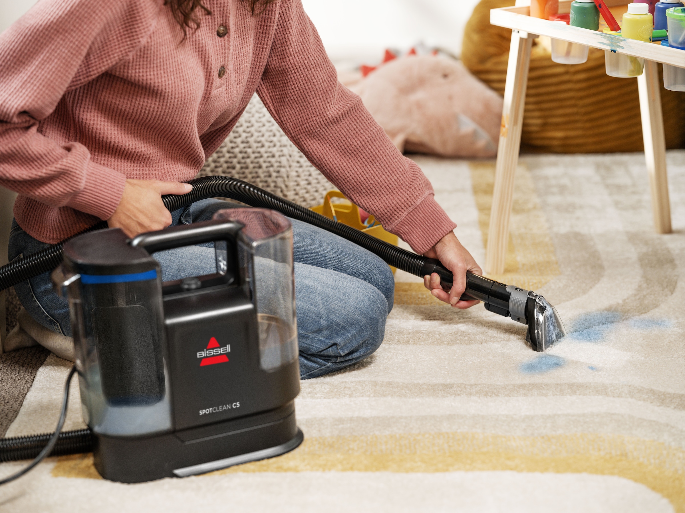 Bissell Wasch-Sauger »3928N, SpotClean C5 Select, leistungsstark, klein, Dual-Tank«, >15kPa, Selbstreingung, reinigt Flecken auf Teppich, Polster, Autositz