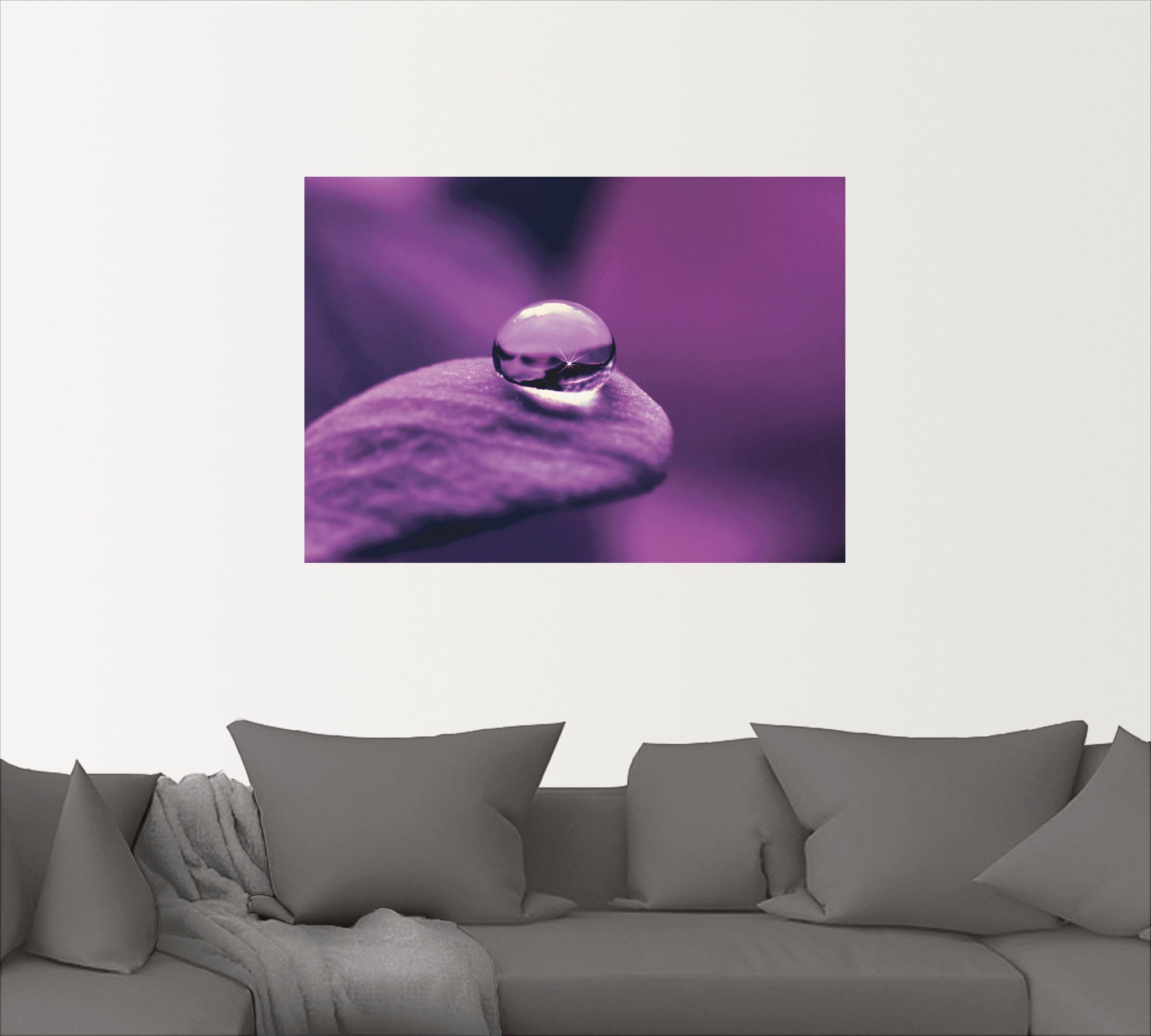 Artland Wandbild »Amethyst«, Blumen, (1 St.), als Leinwandbild, Poster, Wan günstig online kaufen