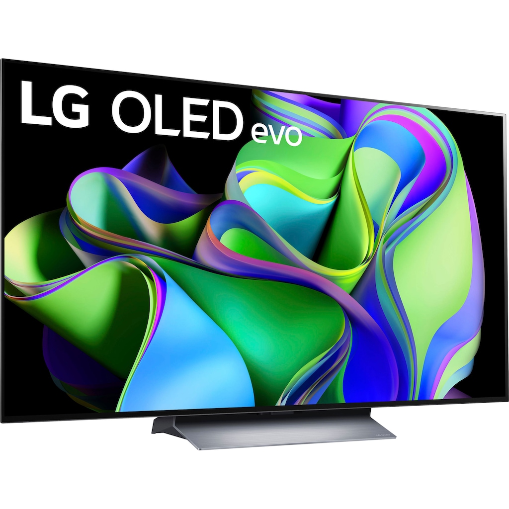 LG OLED-Fernseher »OLED77C37LA«, 195 cm/77 Zoll, 4K Ultra HD, Smart-TV, OLED evo, bis zu 120 Hz, α9 Gen6 4K AI-Prozessor, Twin Triple Tuner