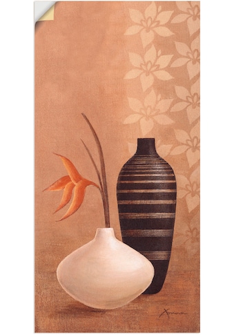 Wandbild »Bauschige Vasen«, Vasen & Töpfe, (1 St.)
