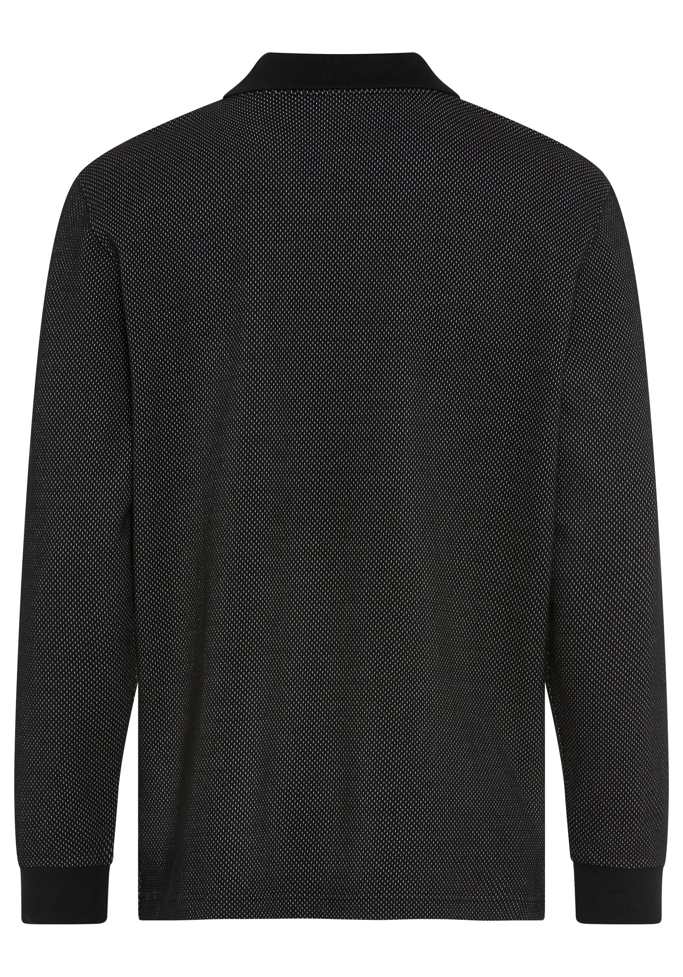 Bruno Banani Poloshirt Markante Melange-Struktur trifft auf zeitlosen Polo-Style