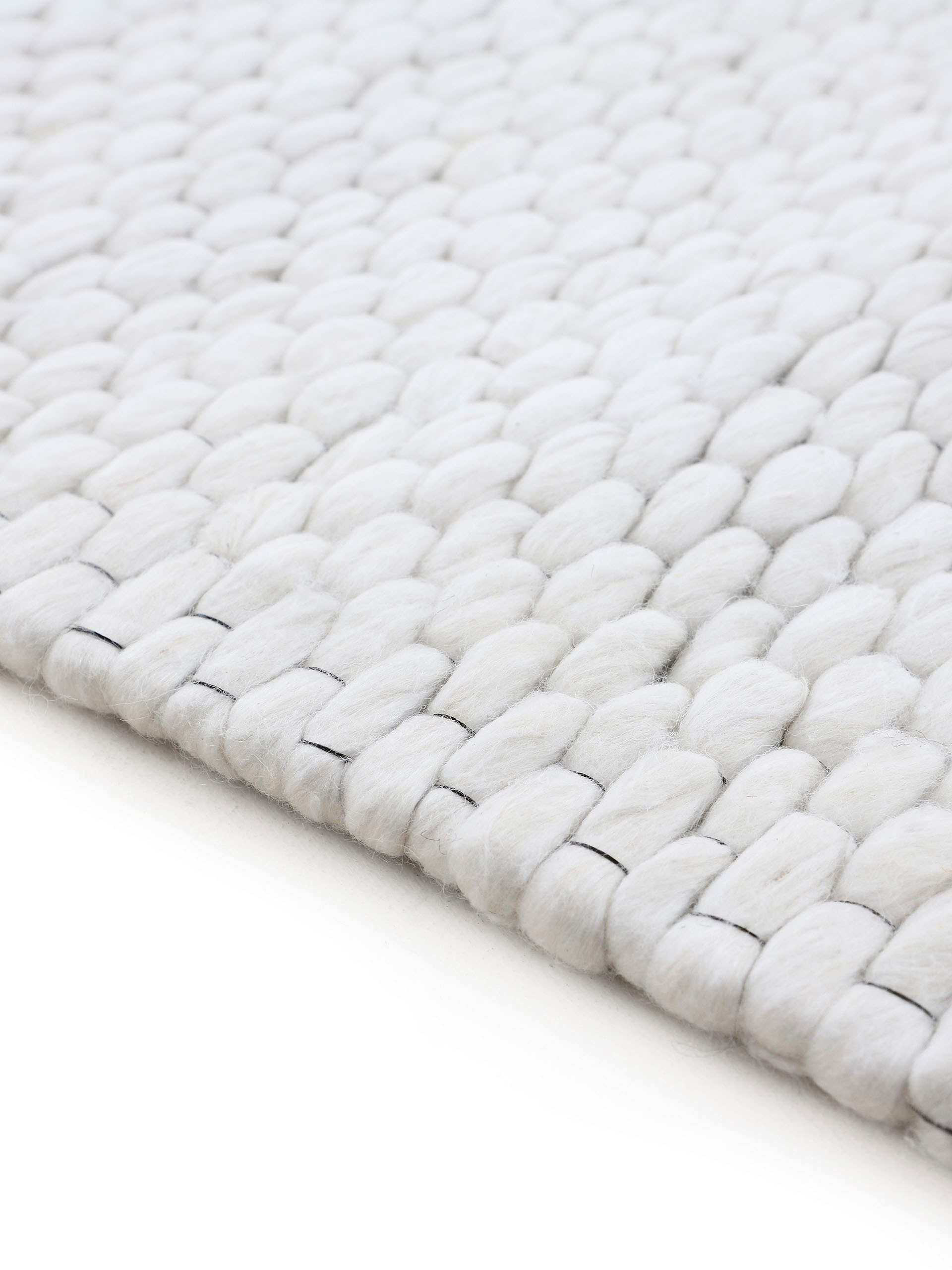 carpetfine Läufer »Sina«, rechteckig, 14 mm Höhe, Handweb Teppich, reine Wolle, meliert, handgewebt, weich & kuschelig