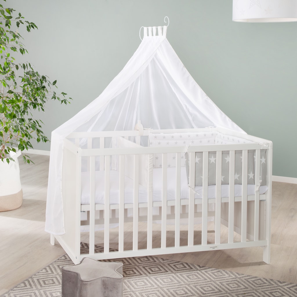 roba® Babybett »Multifunktionsbett mit Beistellfunktion«, (8 tlg.)