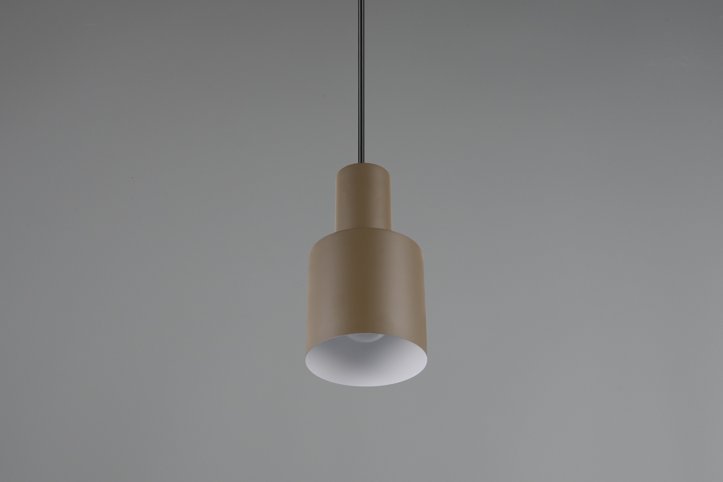 TRIO Leuchten Pendelleuchte »AGUDO, Hängelampe 1-flammig, exkl 1xE27 max 10W, höhenverstellbar«, 1 flammig, Leuchtmittel E27 | Leuchtmittel wechselbar, Hängelampe Ø 12cm, bis max 150cm Abhängung, Küche Esszimmer Wohnzimmer
