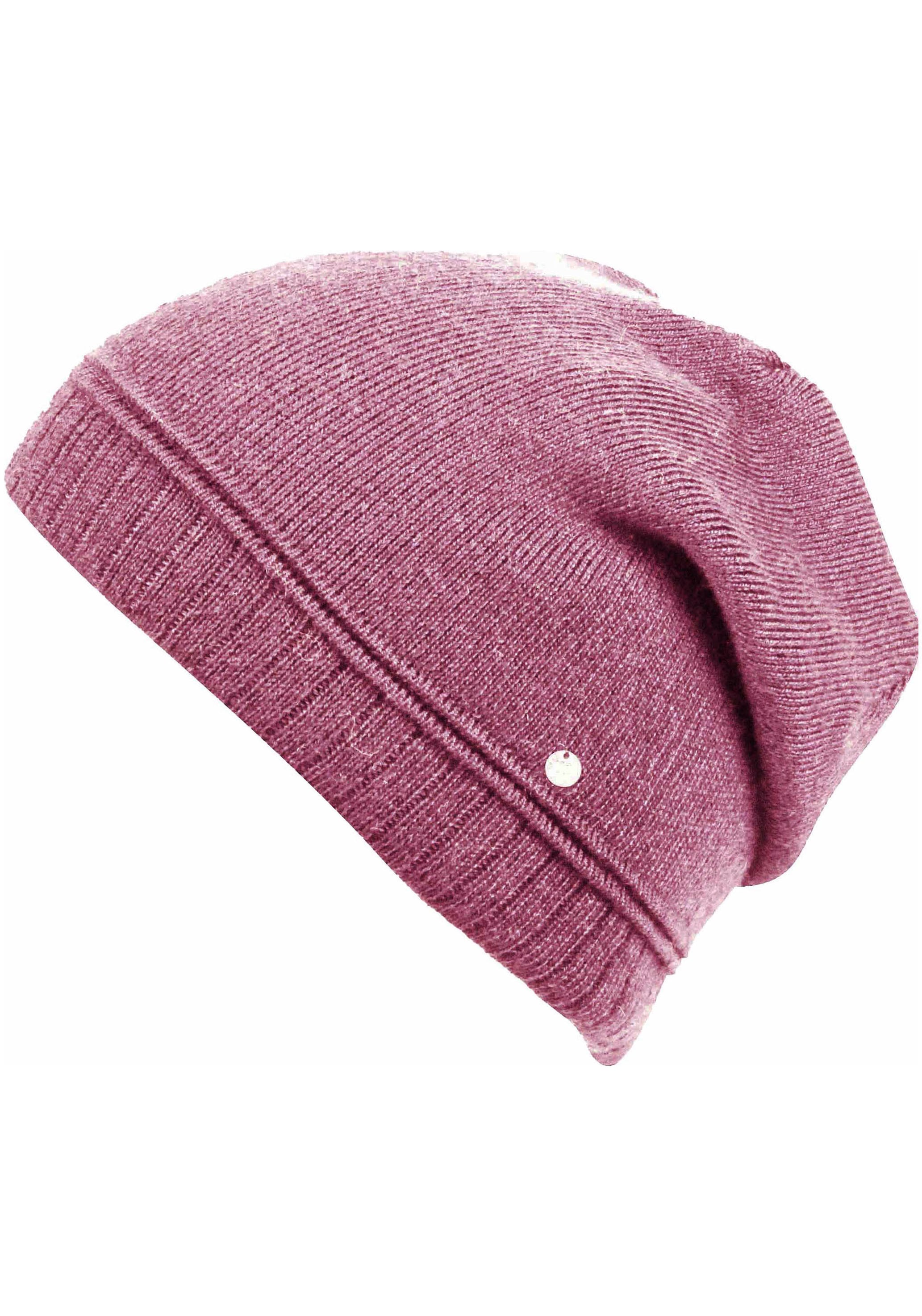 Capelli New York Beanie, (Packung), mit Metall-Logo an der Krempe