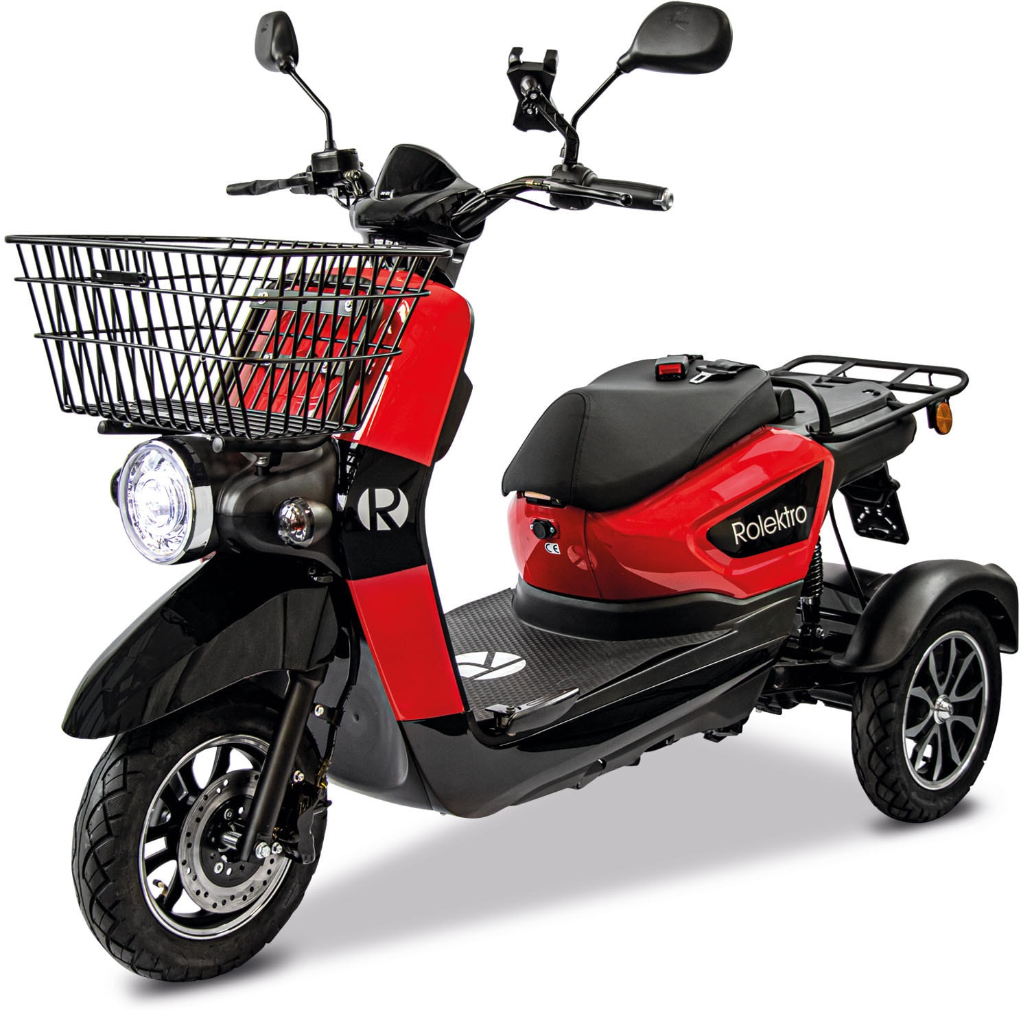 Rolektro Elektromobil »Rolektro E-Carrier 25 V.3 Lithium ohne Koffer«, (Korb)
