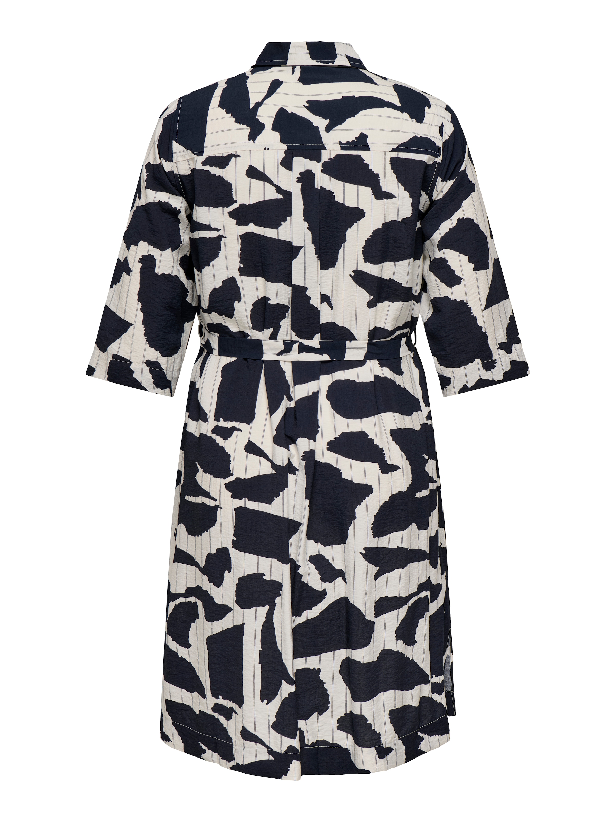 ONLY CARMAKOMA Sommerkleid »CARMISIA LIFE 3/4 BLK SHIRT DRESS WVN«