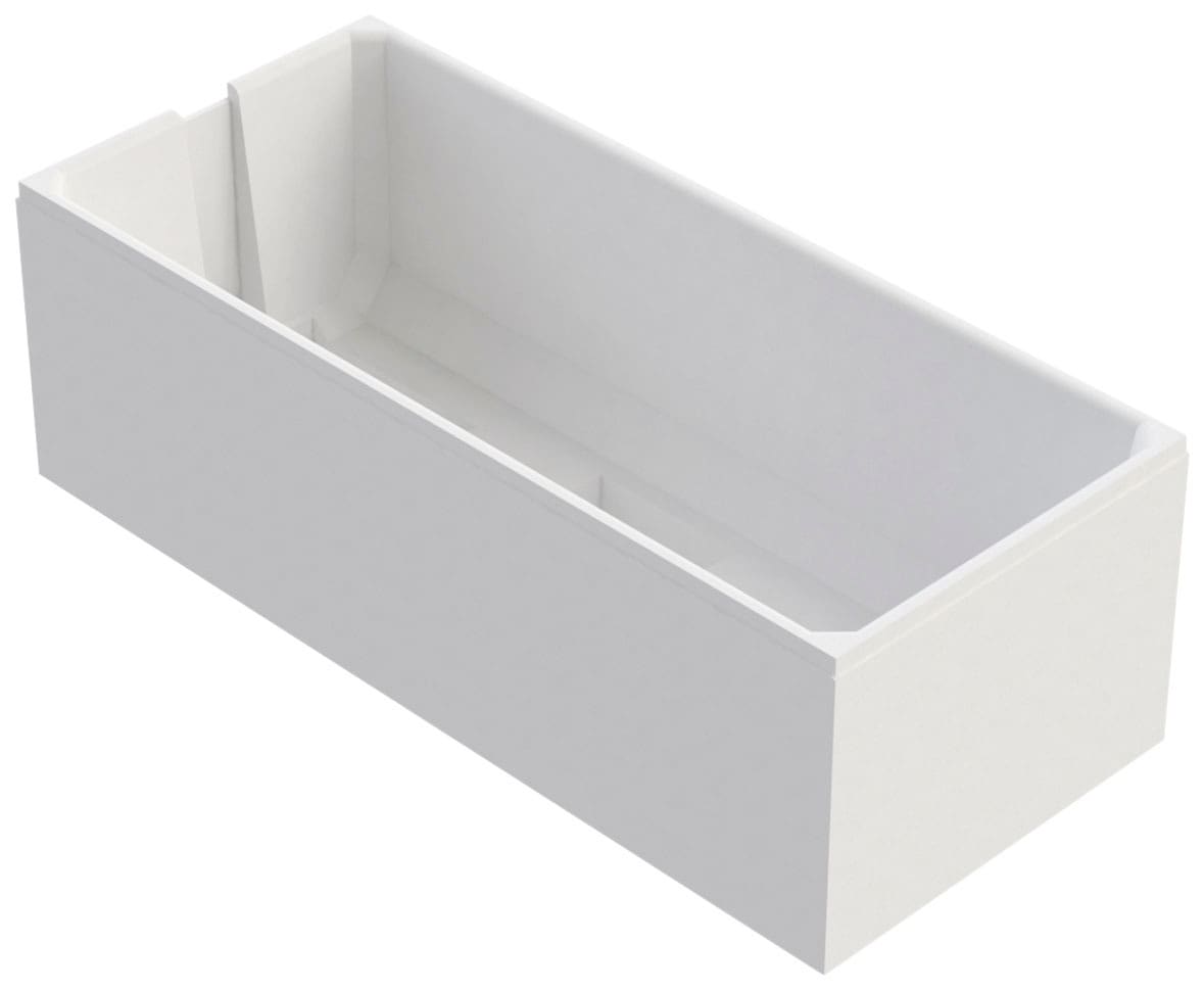 OTTOFOND Einbauwanne »Körperformwanne«, (Set, 4 tlg.), 170x75 cm, mit Wannenträger, Ablaufgarnitur und Fugendichtband