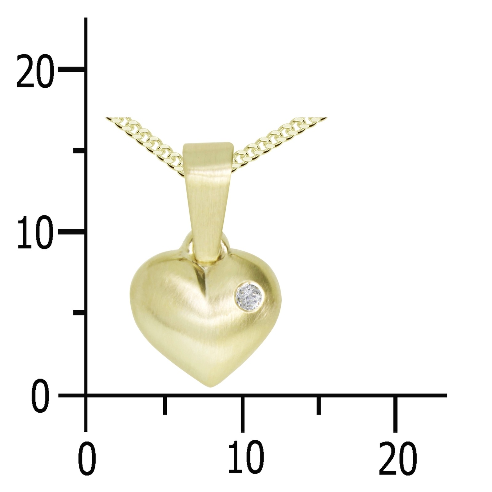 OSTSEE-SCHMUCK Kette mit Anhänger »Ostsee-Schmuck Kette mit Anhänger Herz Kette mit Anhänger Herz«, (2 tlg.)